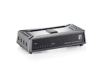 1Control Switch réseau ethernet LevelOne PalmCom FSW-0808TX - 8 ports