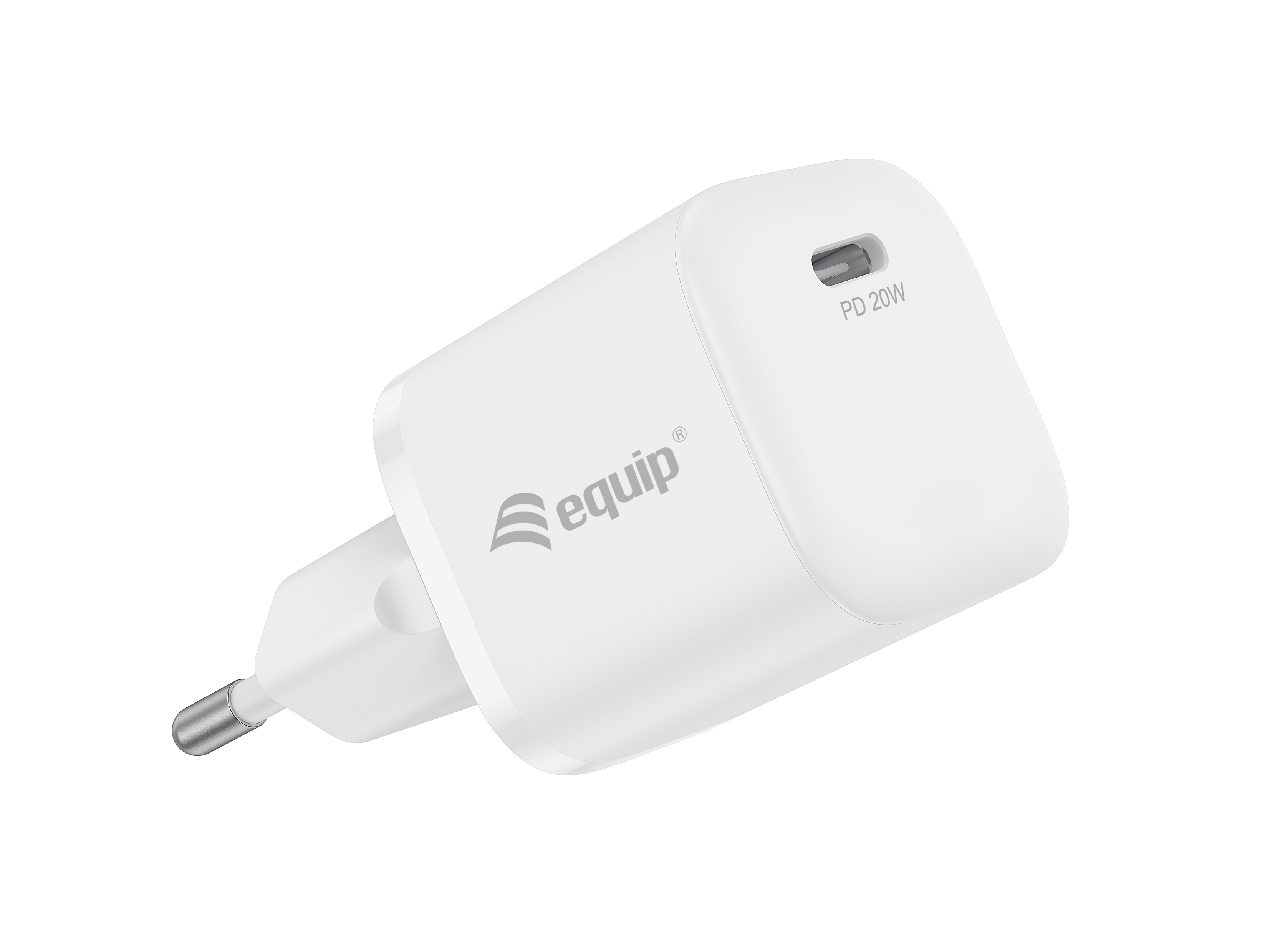CONCEPTRONIC Equip Ladegerät 1Port USB-C PD3.0          25Stk 20W    weiß