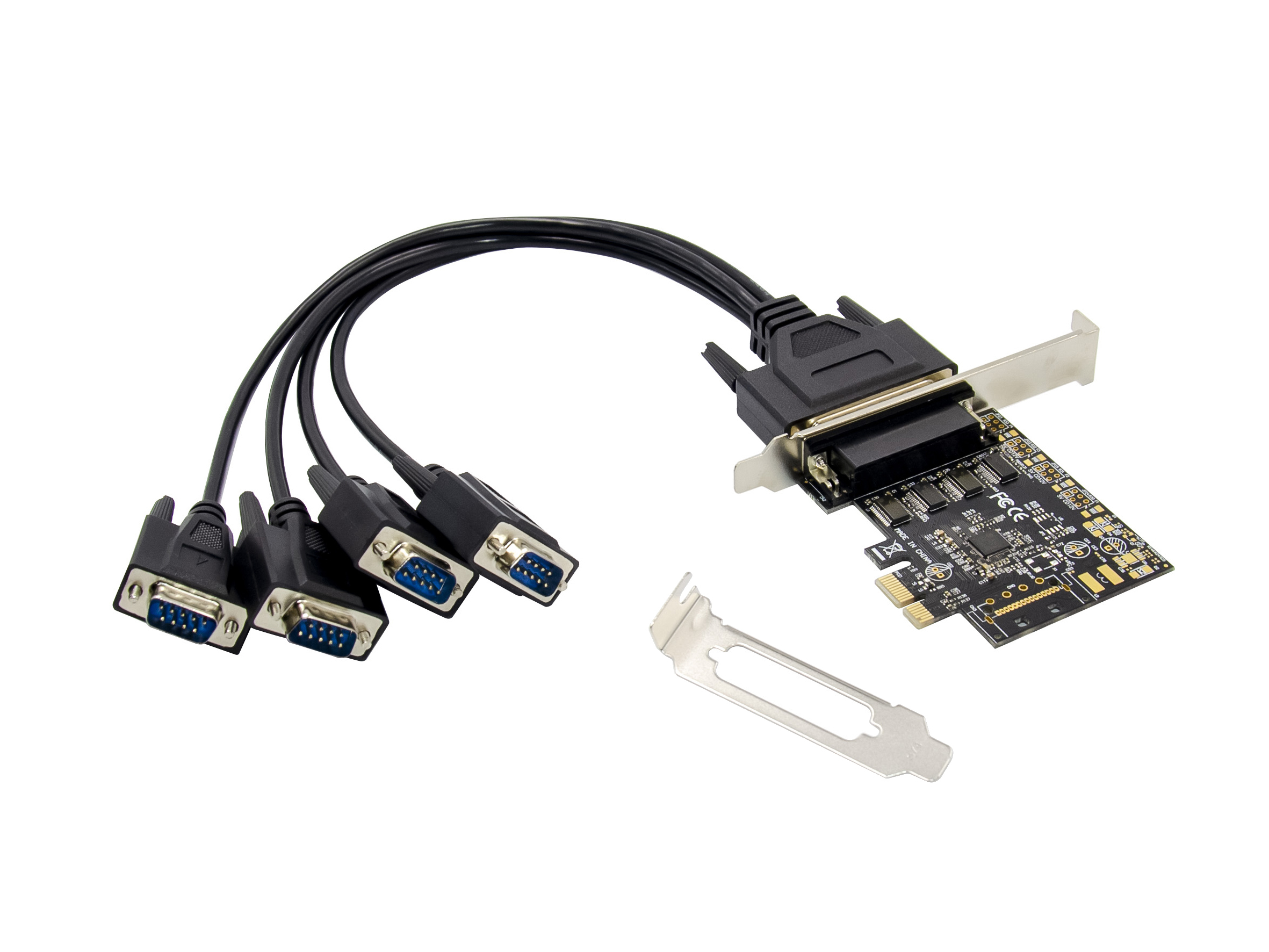 CONCEPTRONIC CONCEPTRONIC PCIe1x Card 4xRS232-Seriell 115200bps