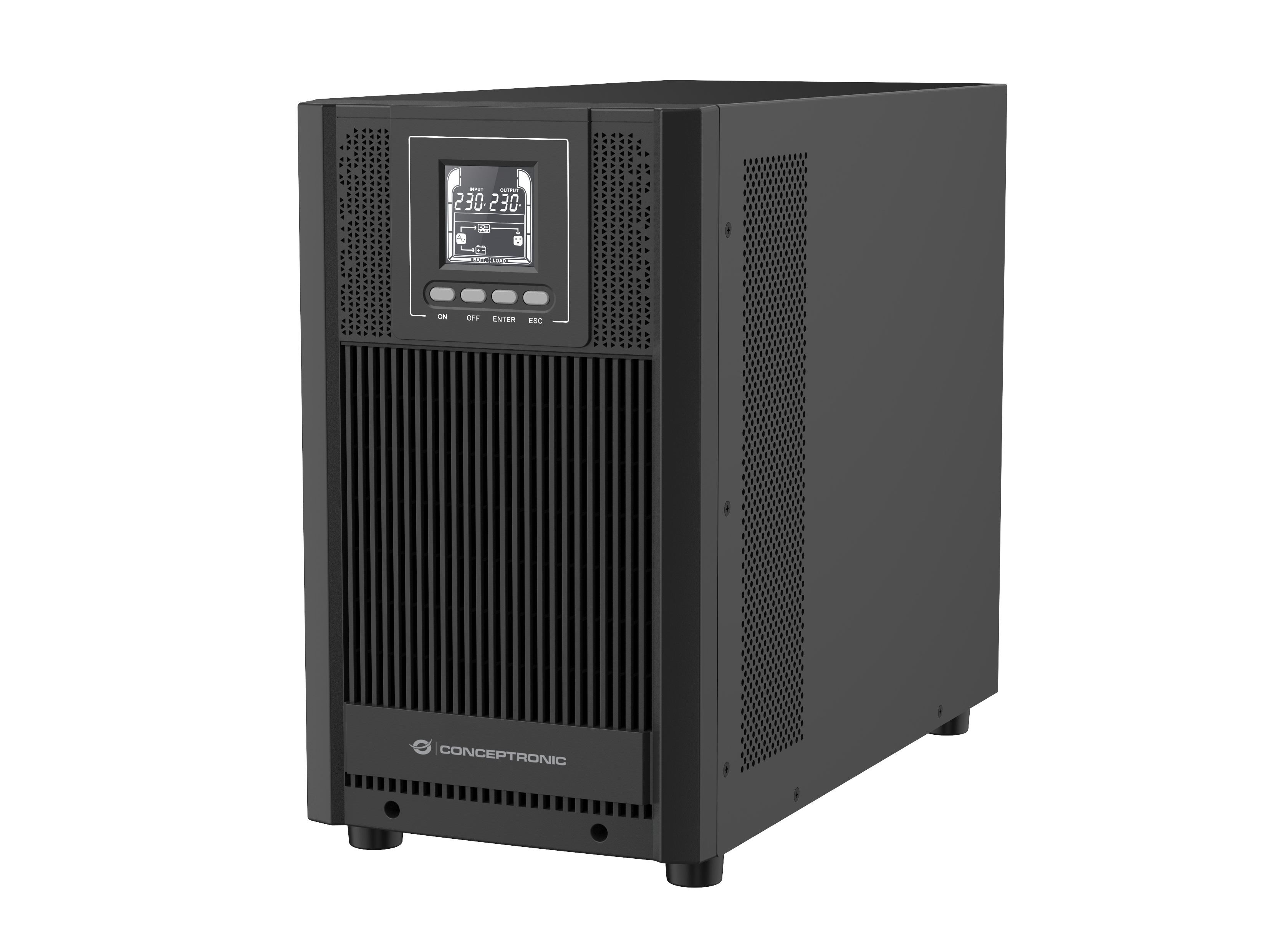 CONCEPTRONIC CONCEPTRONIC USV 3000VA/2700W/4xSchuko/USB/+ Online Tower sw