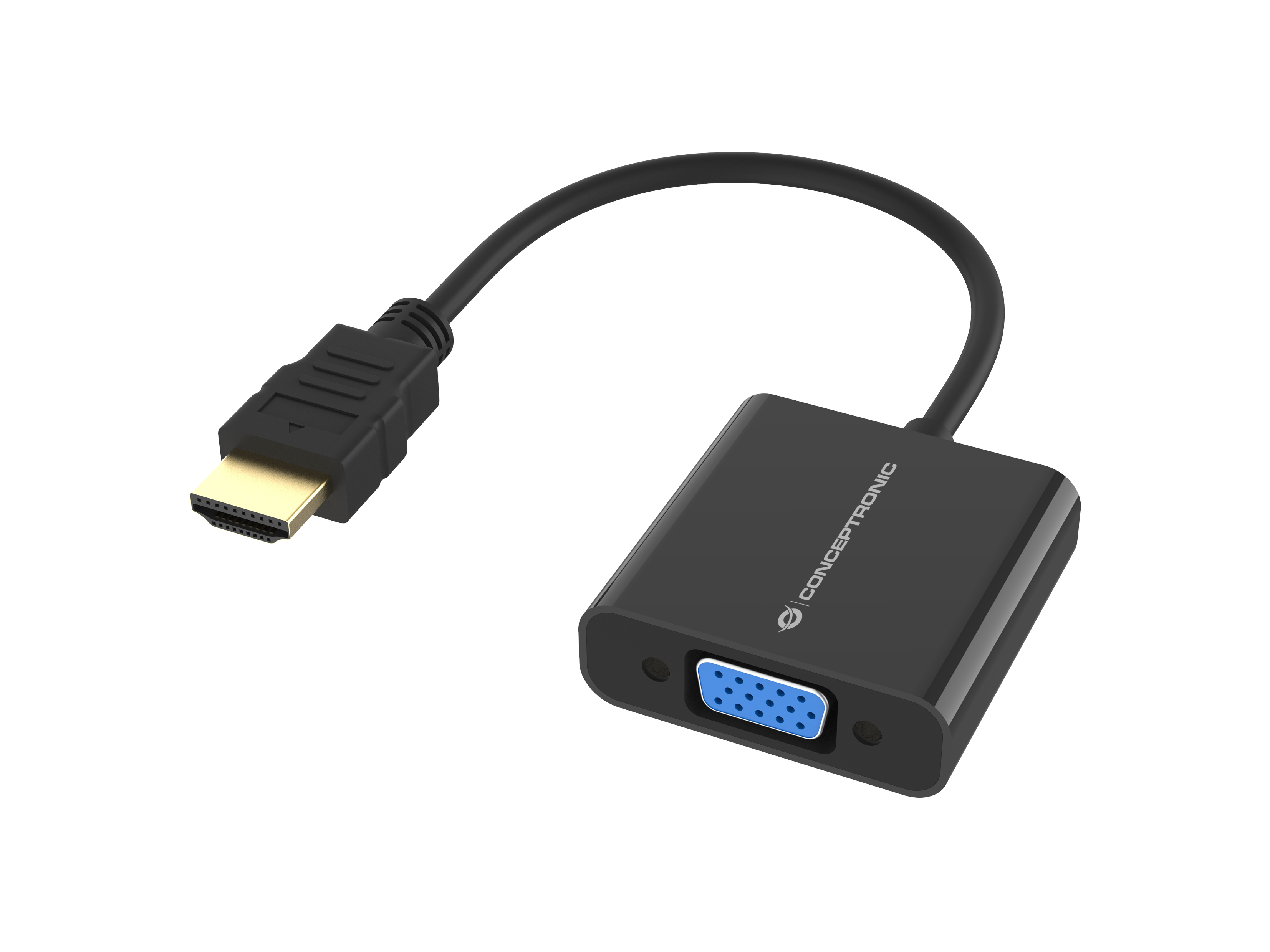 CONCEPTRONIC CONCEPTRONIC Adapter HDMI->VGA 1080/60Hz 0.25m sw