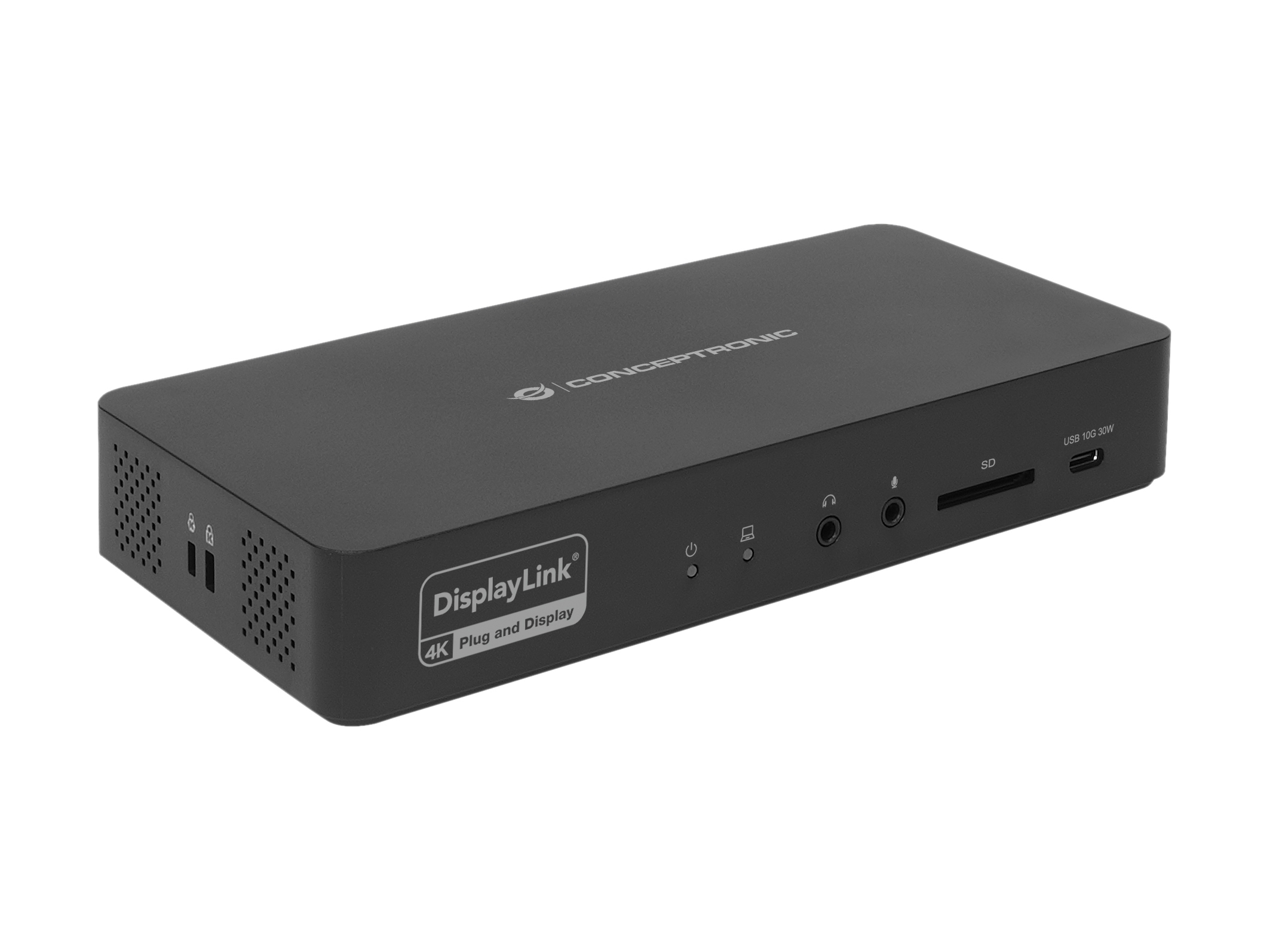 CONCEPTRONIC CONCEPTRONIC 17-1 Dock USB-C->HDMI/DP/GbE/3xUSB-C/+ 135W sw