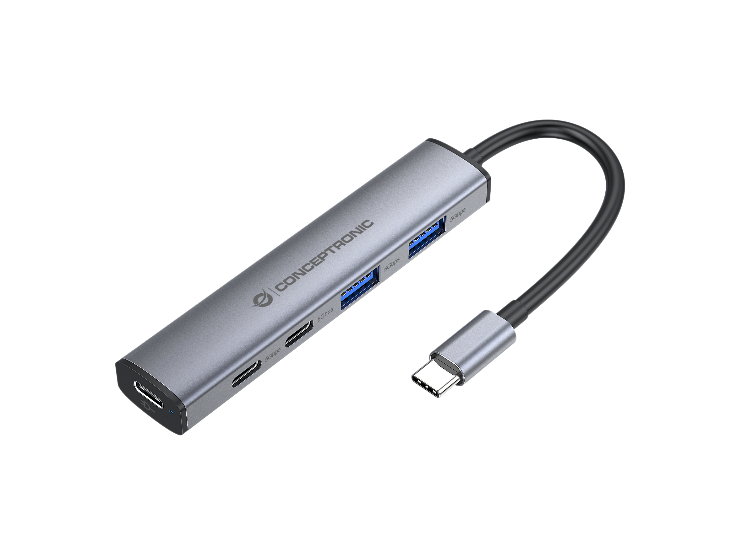 CONCEPTRONIC Station d'accueil Hub USB-C 4 en 1 2x USB-C