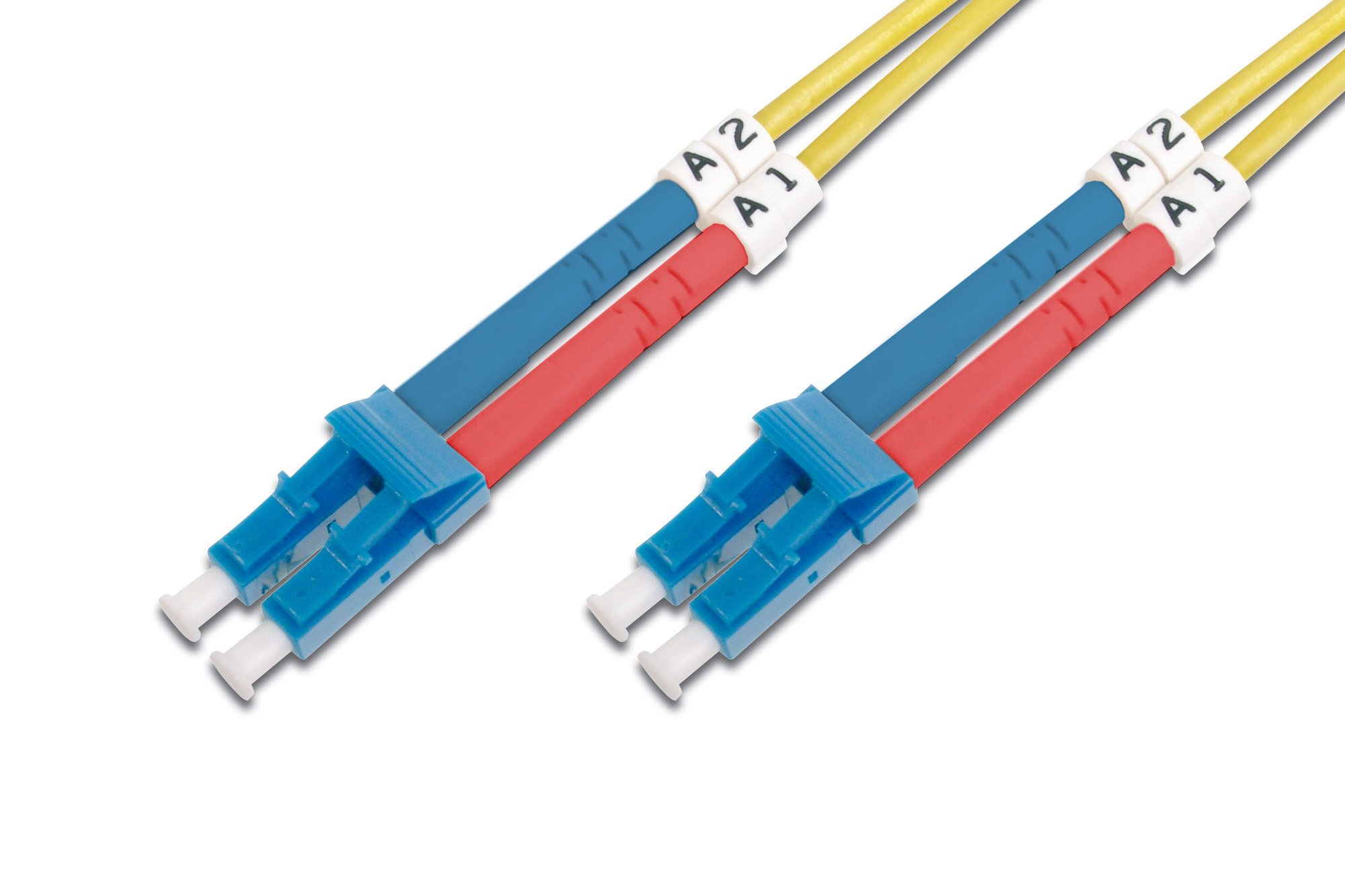 DIGITUS FO patch cord duplex LC to LC SM OS2 09/125u 10 m