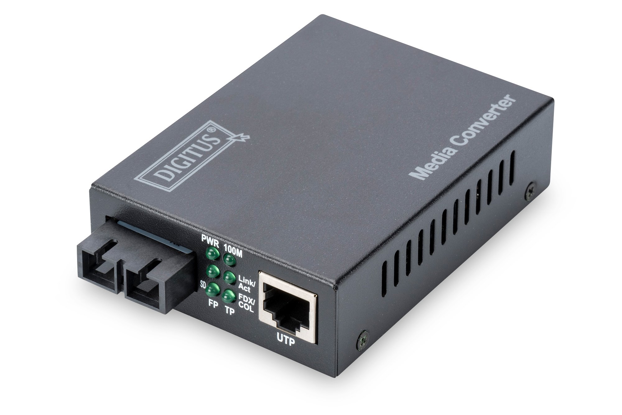 DIGITUS Fast Ethernet Medienkonverter RJ-45 sur SC-Duplex