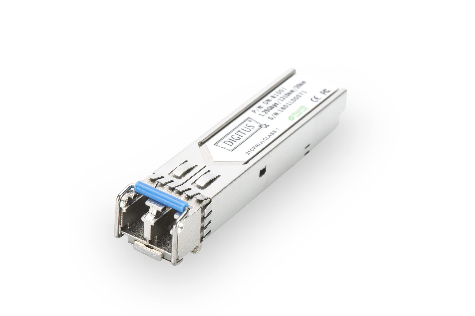 DIGITUS - Modèle du produit : 1.25 Gbps SFP Module Up to 20km Connecteur LC Duplex monomode 1000Base-LX 1310nm