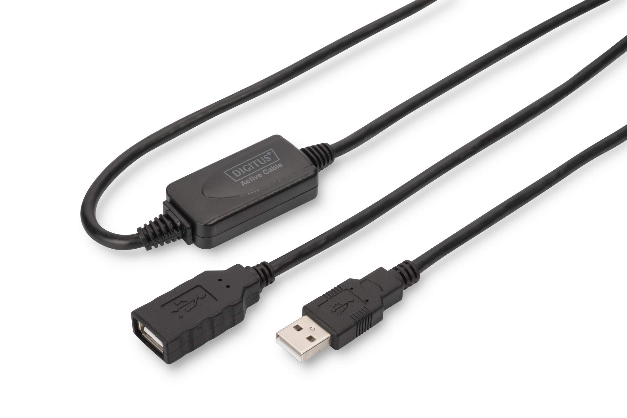 DIGITUS DIGITUS USB 2.0 Verlängerungskabel Typ A -A St/Bu 15m sw