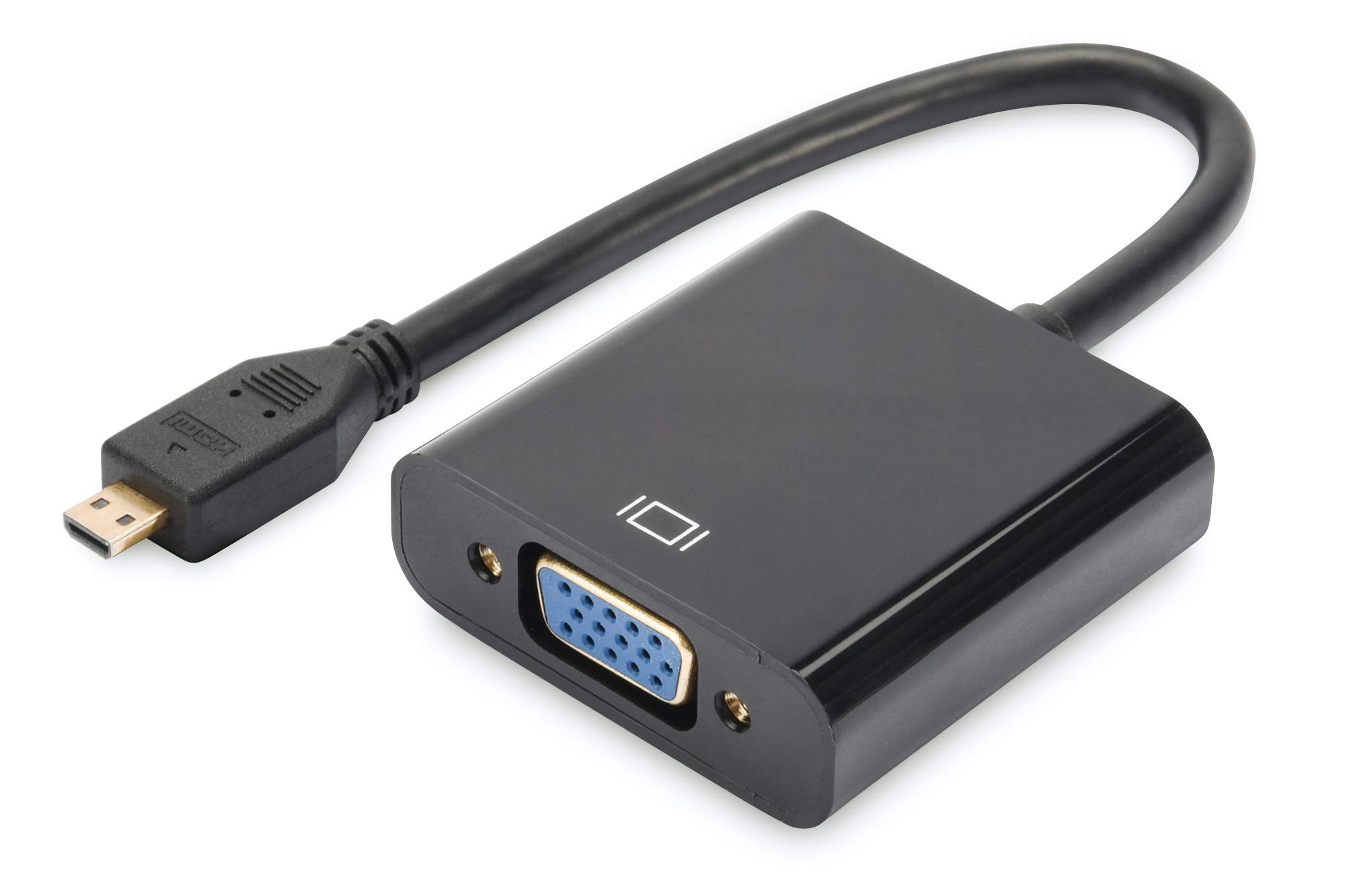 DIGITUS DIGITUS HDMI-Konverter Micro-HDMI -> VGA(D-Sub) schwarz