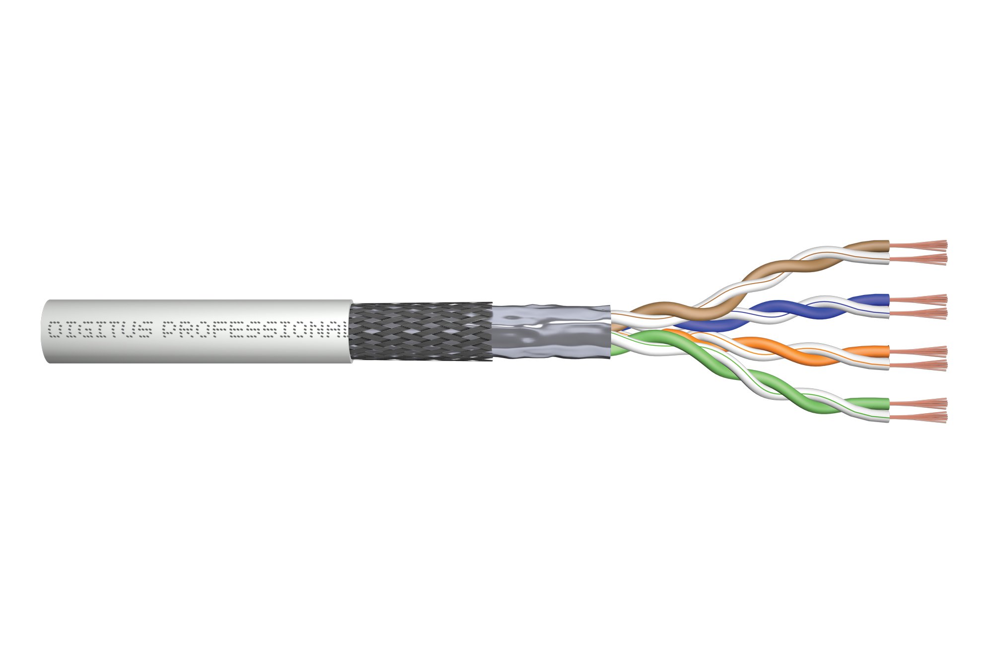 DIGITUS CAT 5e SF-UTP Patch Cable 100m Gris