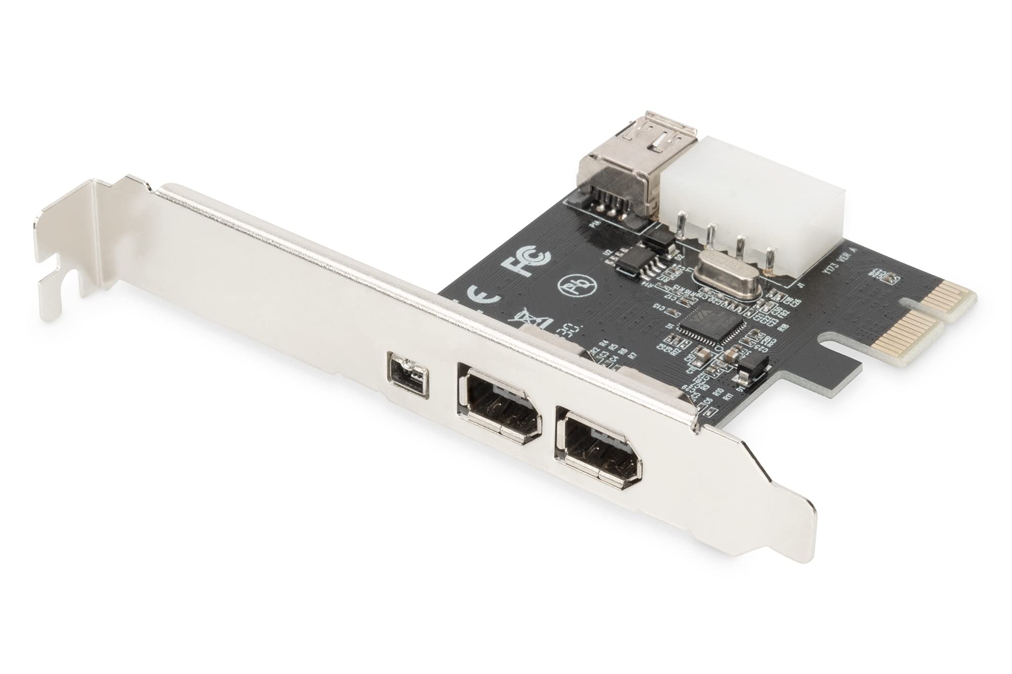 DIGITUS Modèle du produit : Carte PCI-Express FireWire 400 - 2 ports externe/1 mini