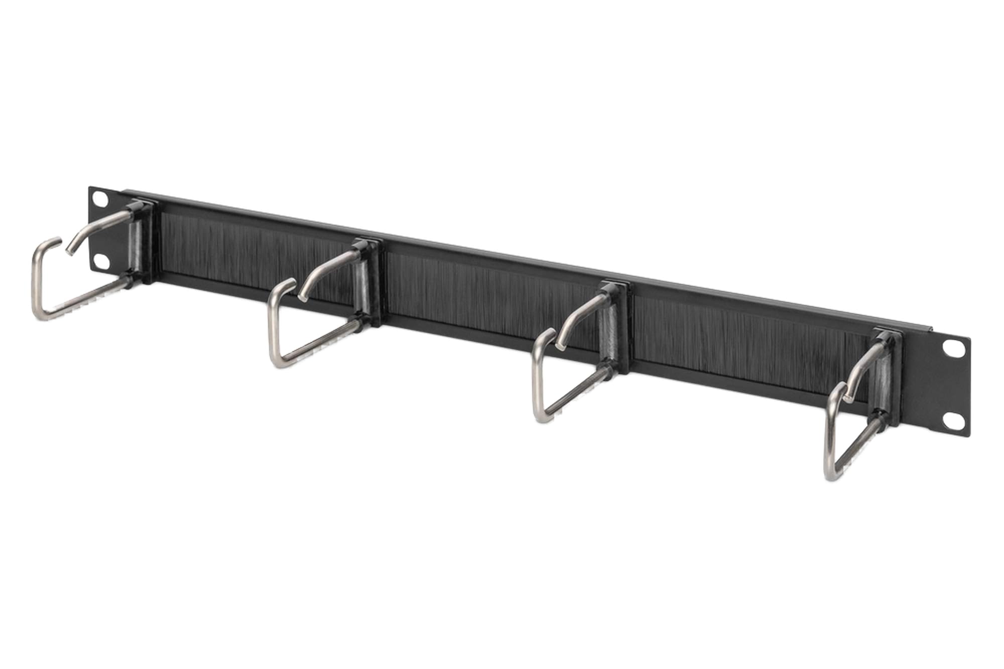 DIGITUS Kabelrangierpanel avec Stahlbügeln et Bürstenleiste pour 483 mm (19