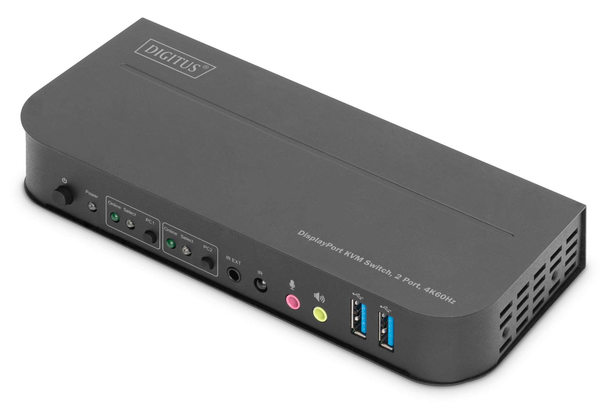 DIGITUS KVM-Switch 2-Port 4K60Hz