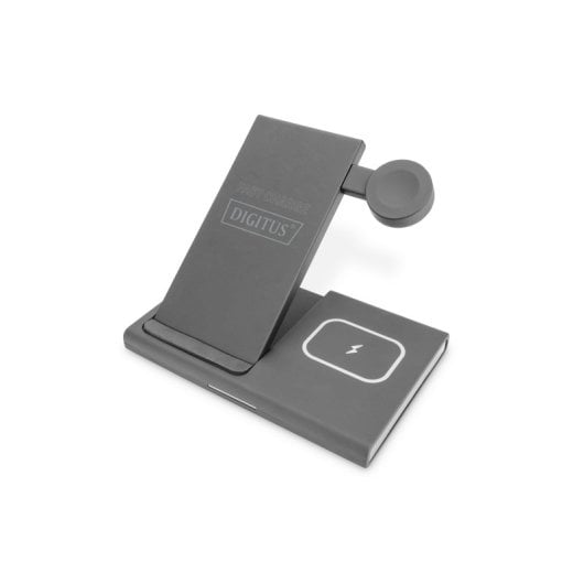 DIGITUS Station de charge sans fil pliable 3 en 1