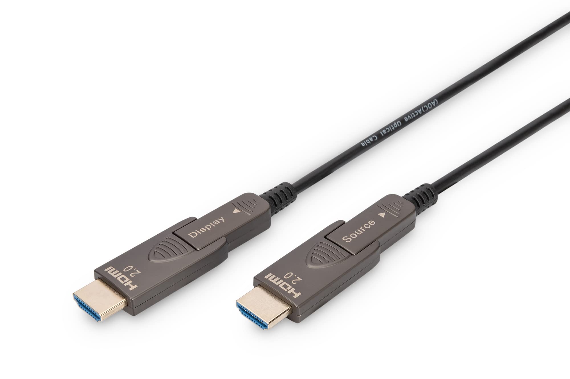 DIGITUS HDMI / Micro HDMI AOC Hybrid Glasfaserkabel