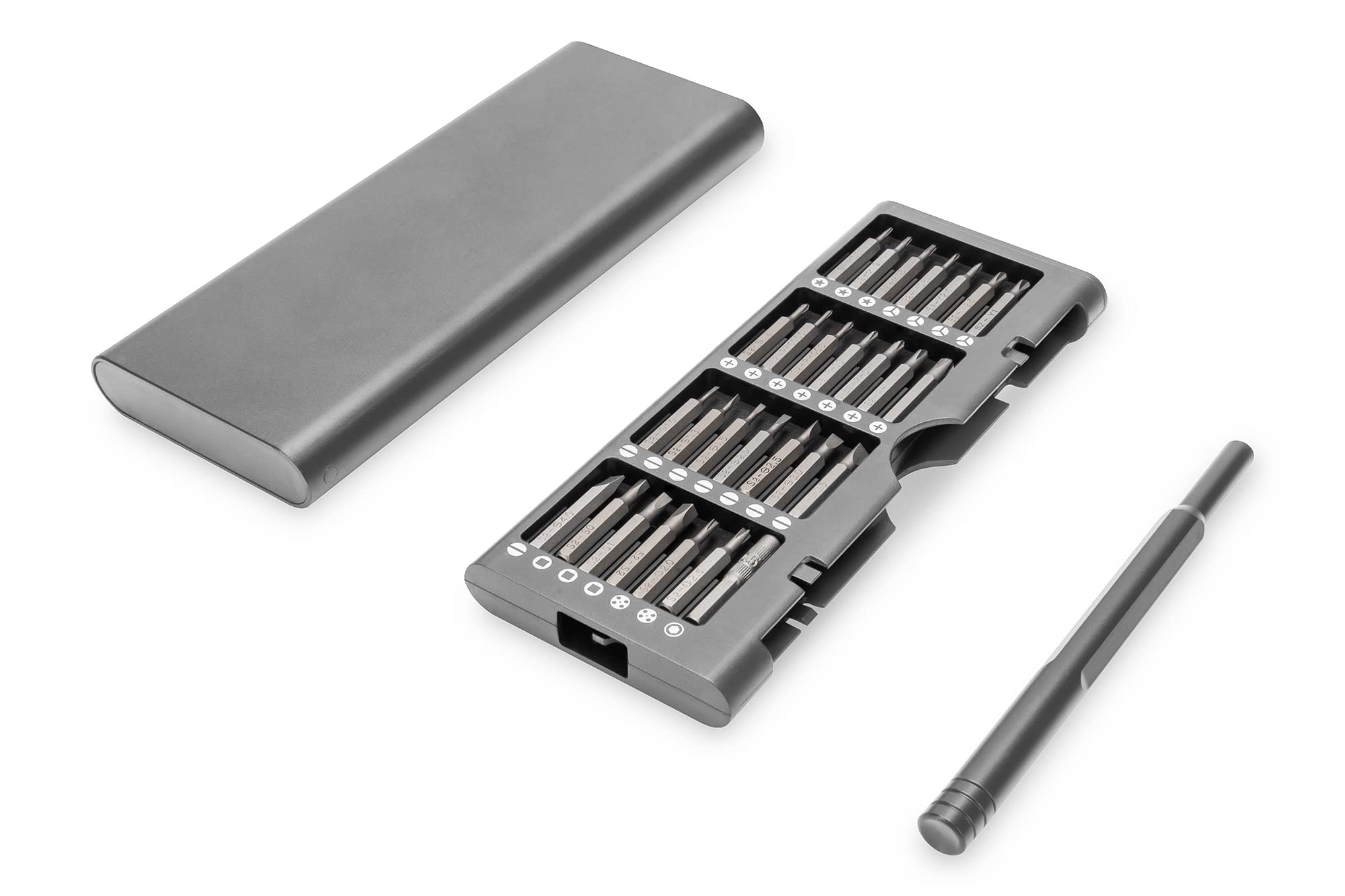 DIGITUS DIGITUS Schraubendreher Feinmechanik 57-teilig silber