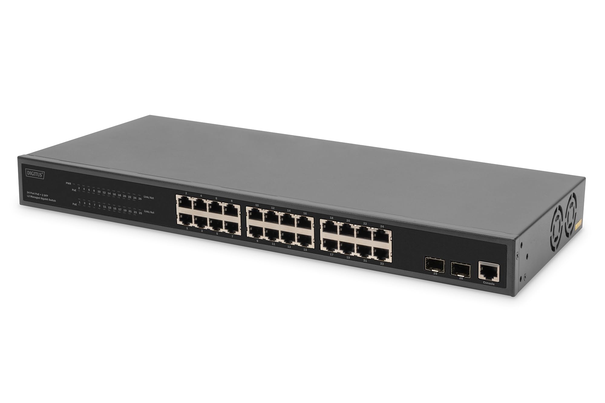 DIGITUS 24-Port Gigabit DN-95359 PoE-Switch