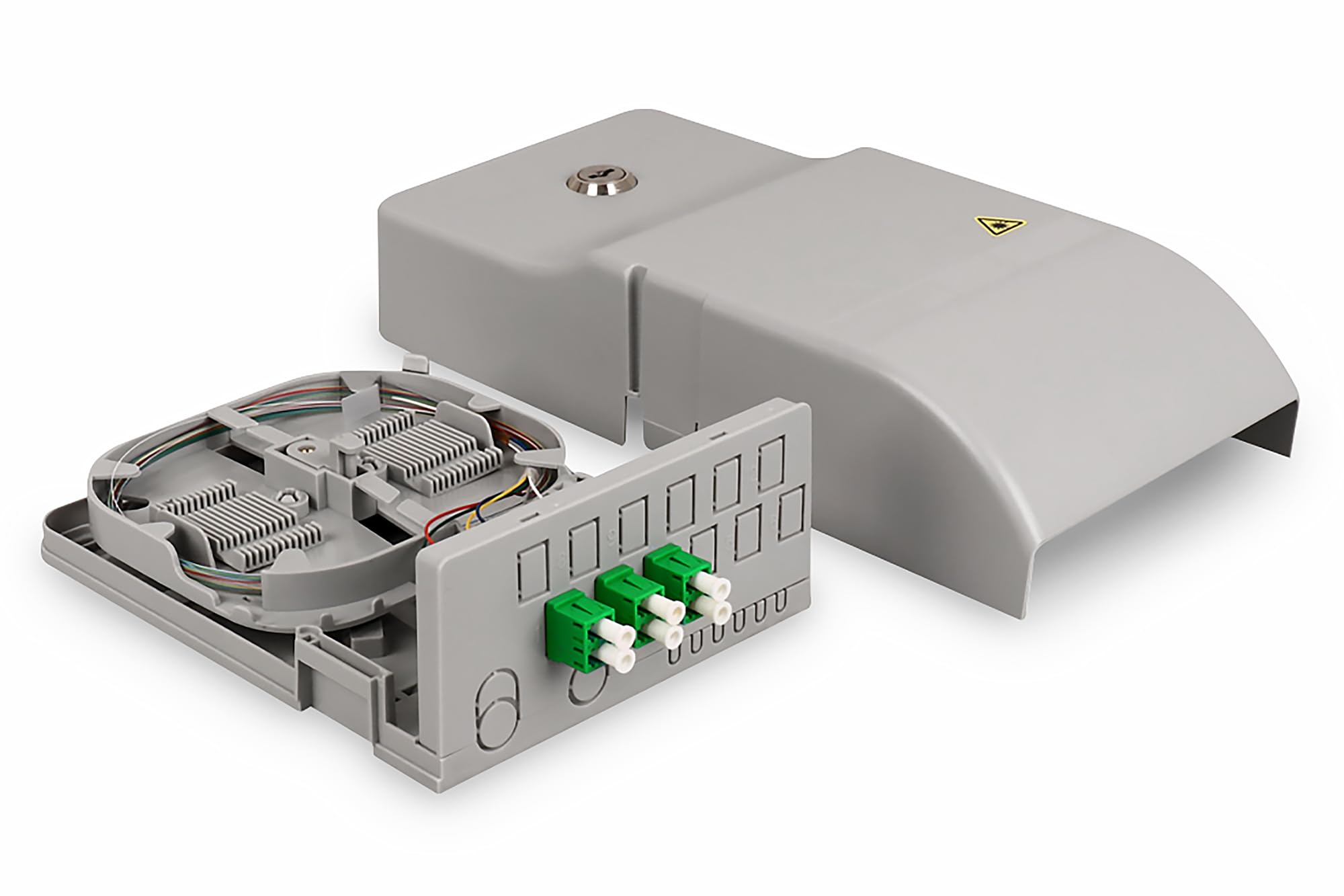 DIGITUS DIGITUS FTTH Hausübergabepunkt, 3xLC/APC, Duplex