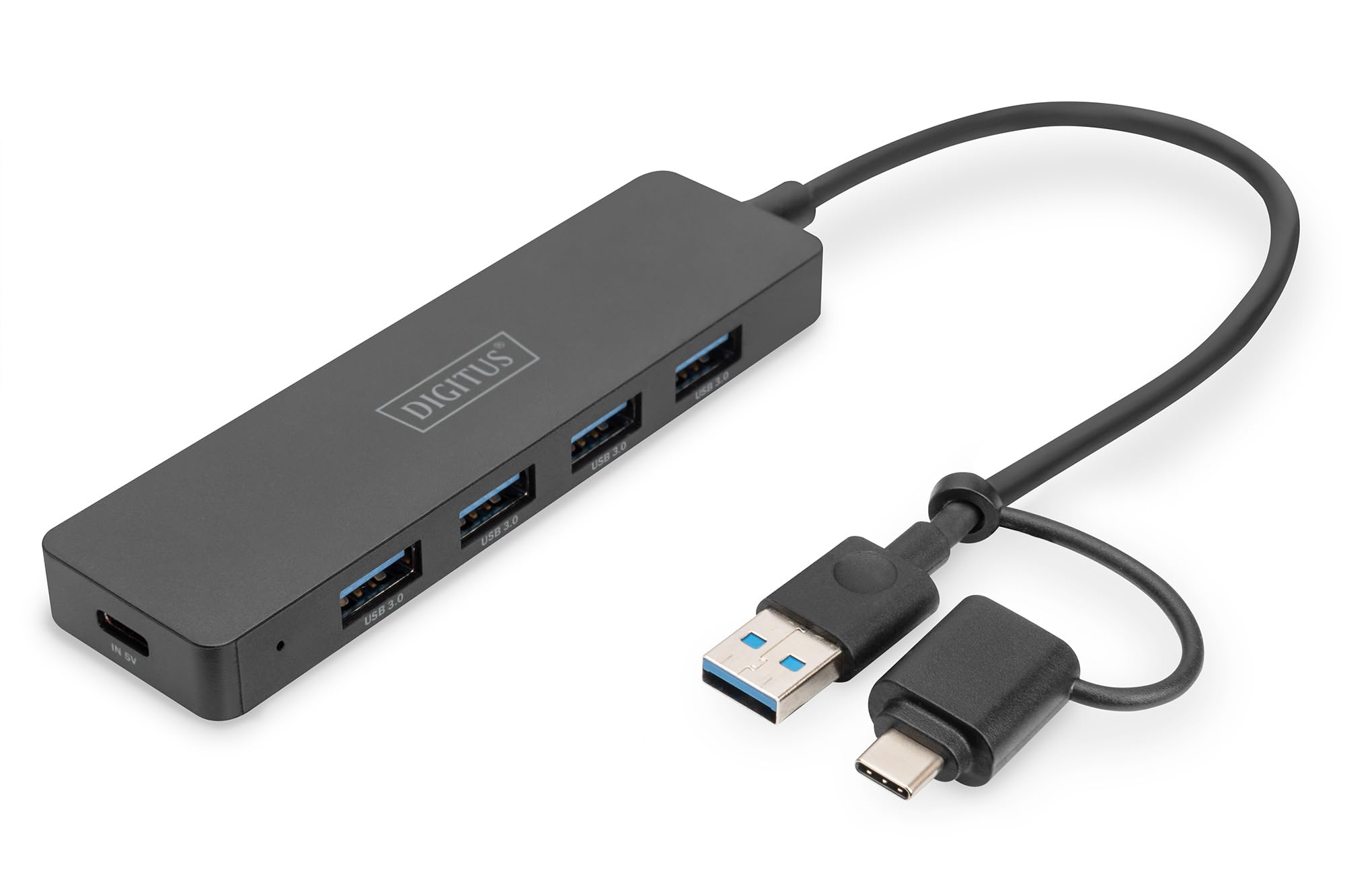 DIGITUS USB 3.0 Hub 4-Port Slim Line