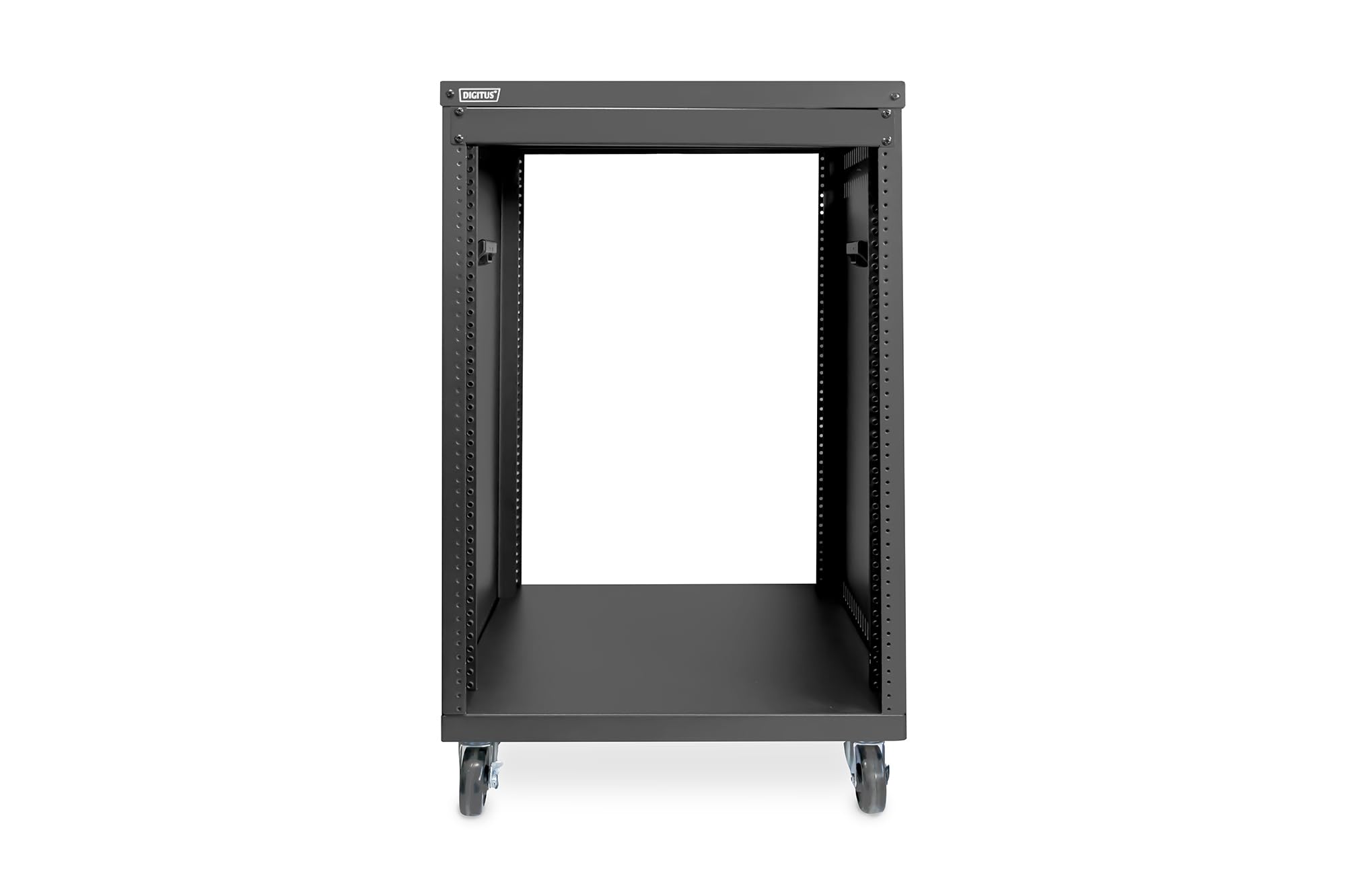 DIGITUS DIGITUS Universal 19-Zoll Equipment Rack mit Rollen, 16HE