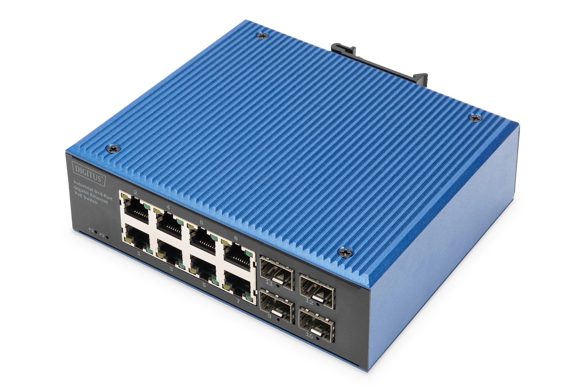 DIGITUS DIGITUS Switch 8+4 -Port Gigabit Ethernet PoE