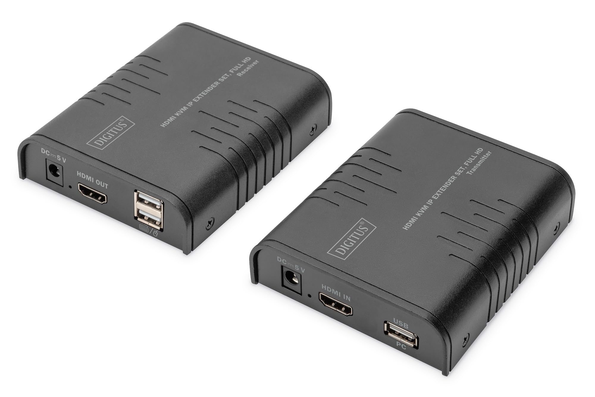 DIGITUS Full HD HDMI KVM IP Extender Set