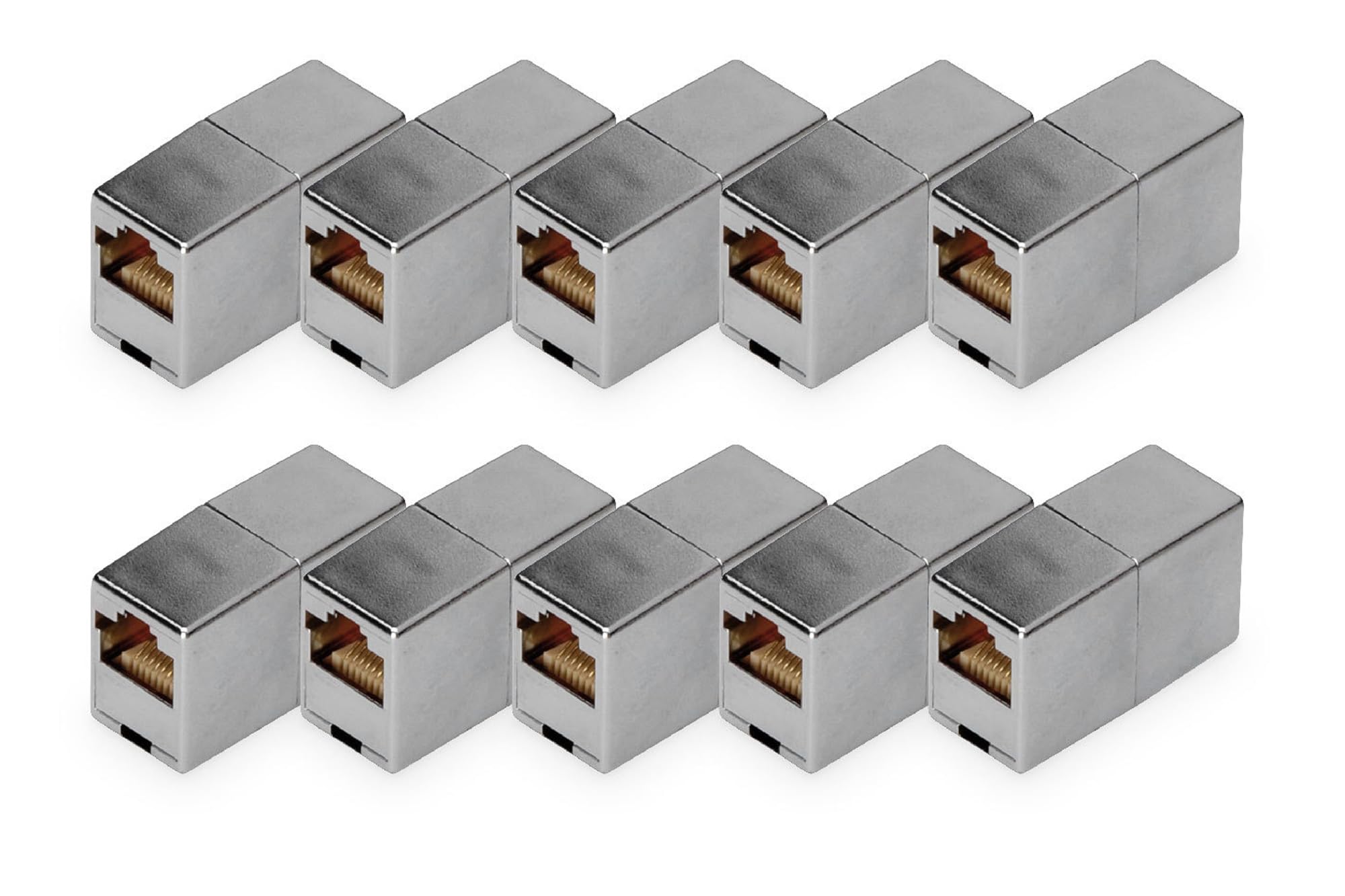DIGITUS DIGITUS Modular Kupplung RJ45 CAT 5e, Klasse D, 10 Stück