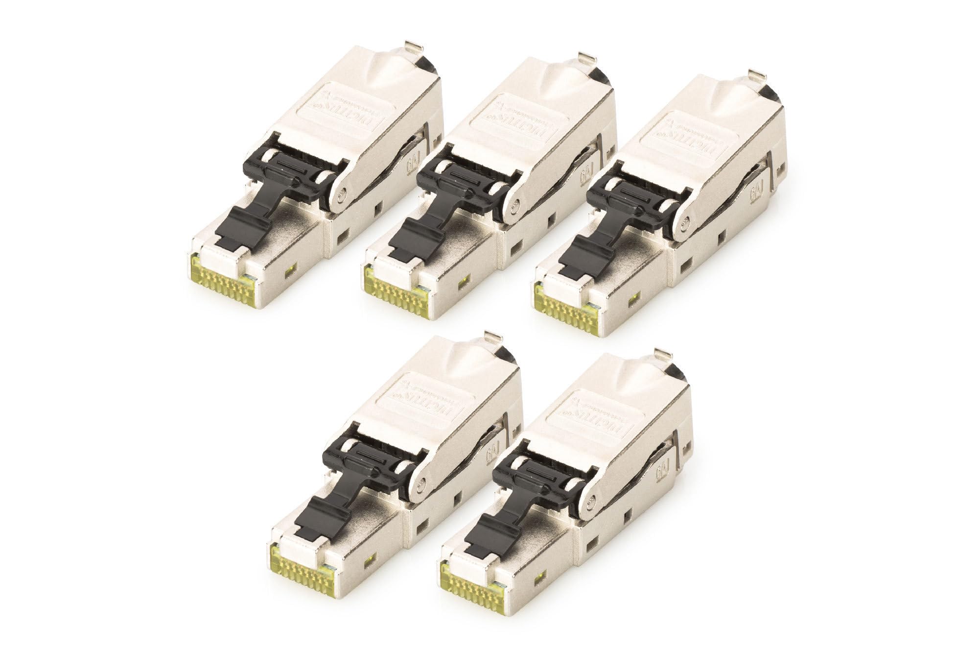 DIGITUS DIGITUS Feldstecker CAT 6A STP mit Staubschutzkappe 5 Stk.