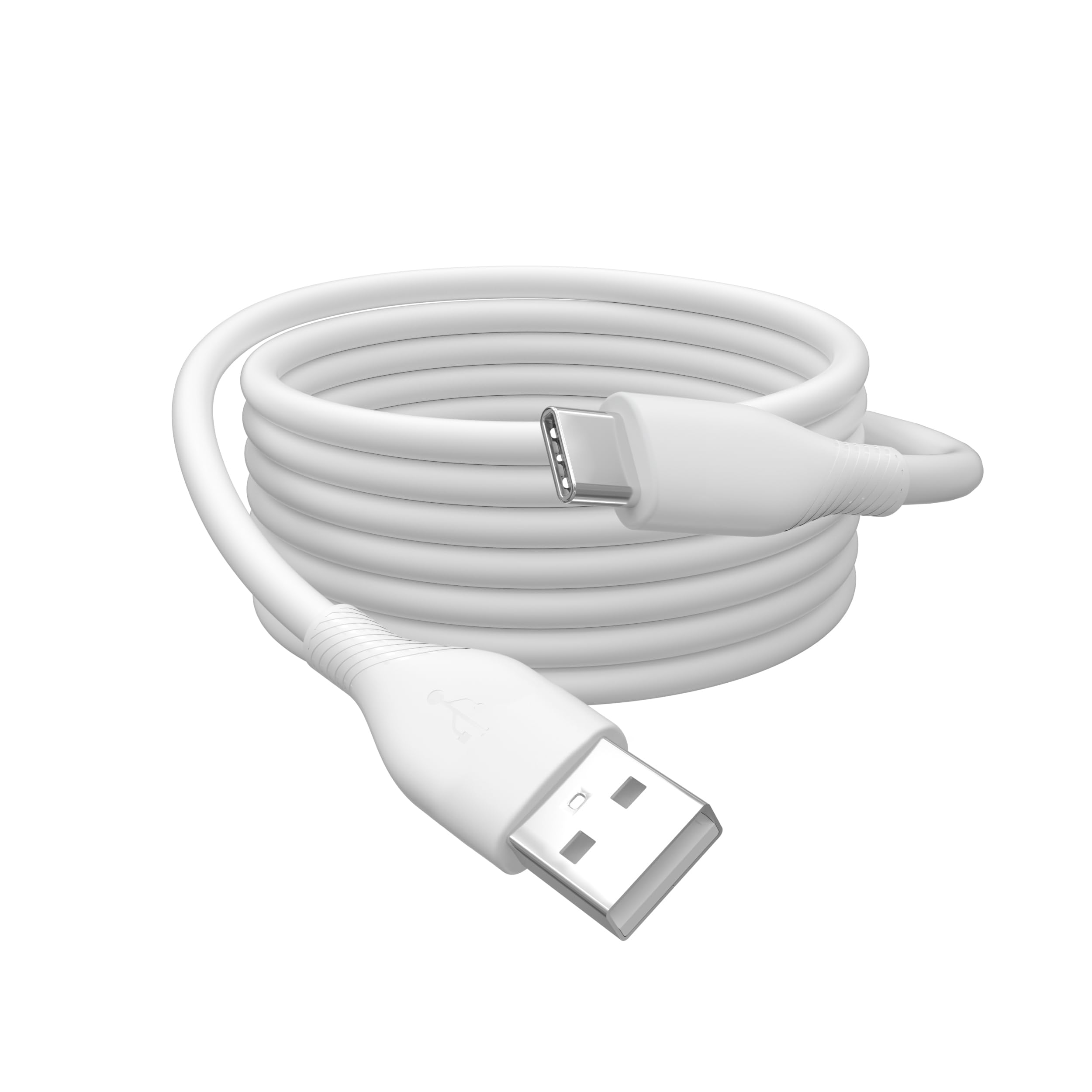 DIGITUS DIGITUS USB 2.0 Kabel Typ C -A Silikon St/St 0,5m weiß