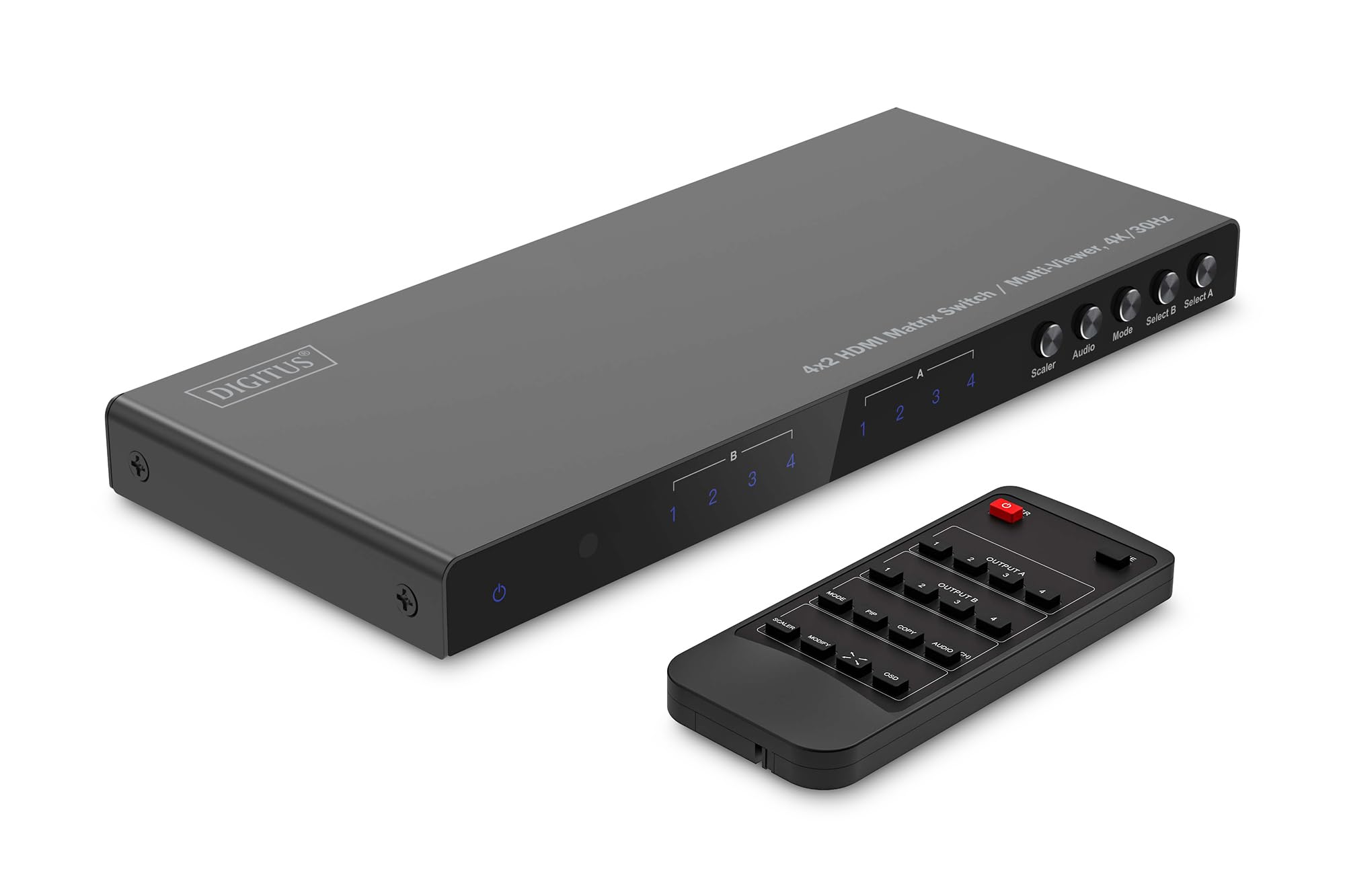DIGITUS HDMI Matrix Switch / Multi-Viewer 4x2