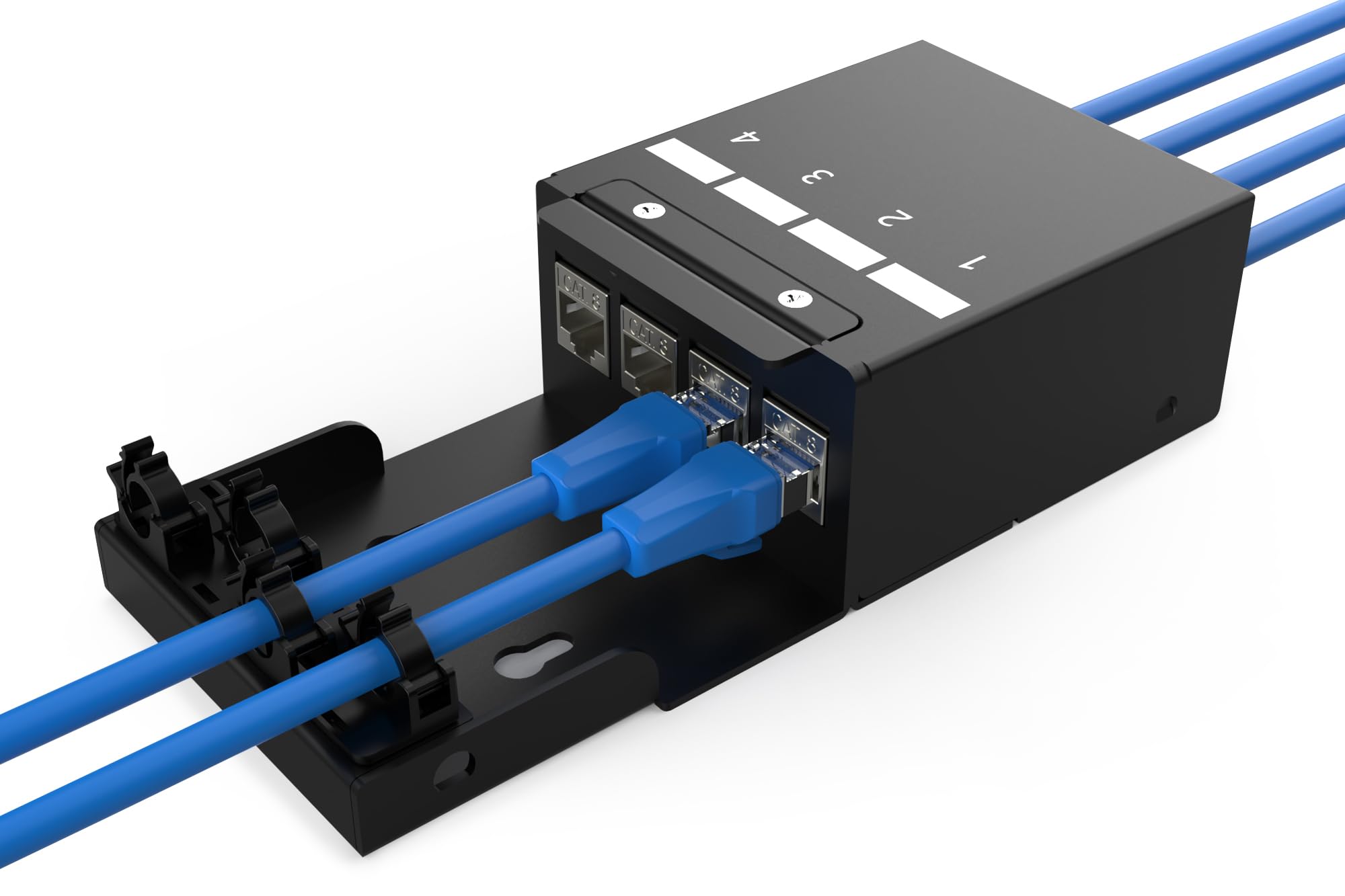 DIGITUS DIGITUS Konsolidierungspunkt-Box 4Ports Keystone Module