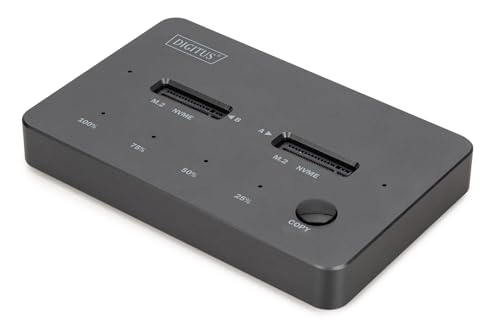 DIGITUS DIGITUS USB M.2 NVMe Klonstation, SSD, USB3.1 Typ-C