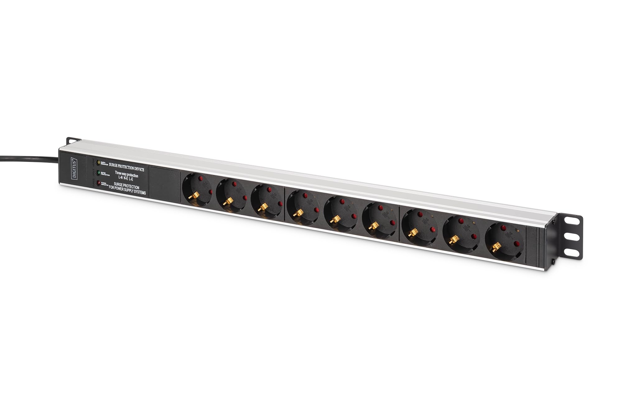 DIGITUS Steckdosenleiste PDU avec Aluminiumprofil
