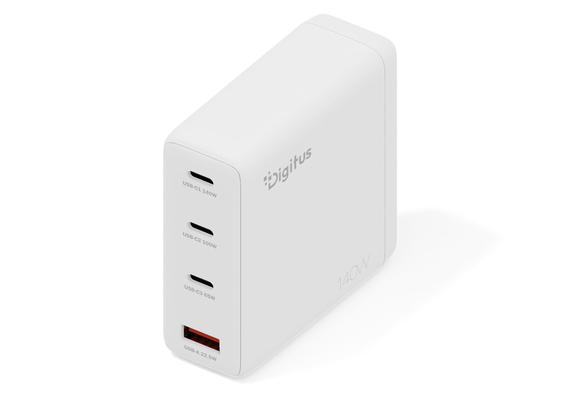 DIGITUS DIGITUS USB-Ladegerät GaN 140W,  3x USB-C,  1x USB-A    weiß