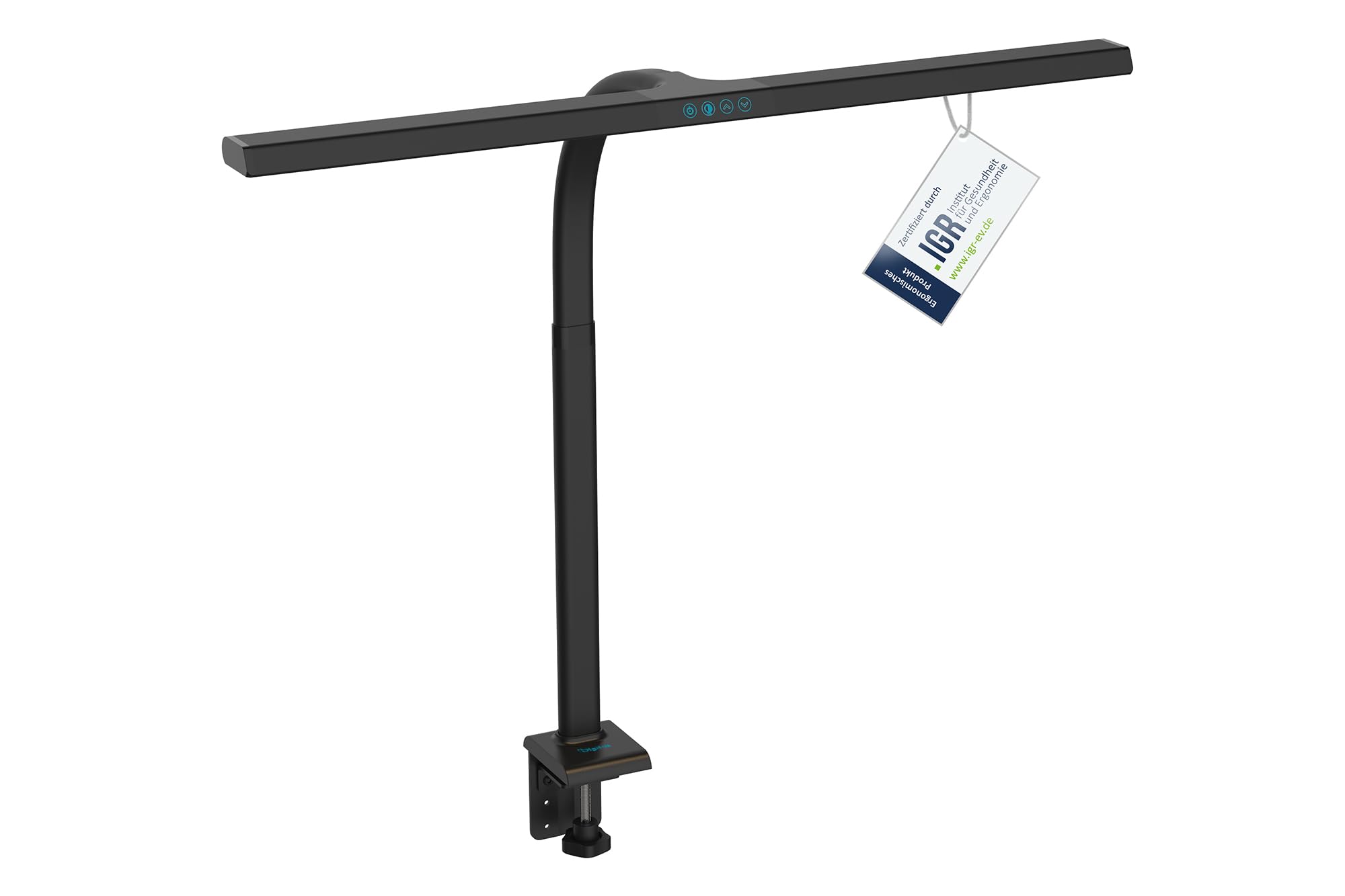 DIGITUS DIGITUS LED Schreibtisch-Leuchte 80cm, 2400lm, 16W, Schwarz