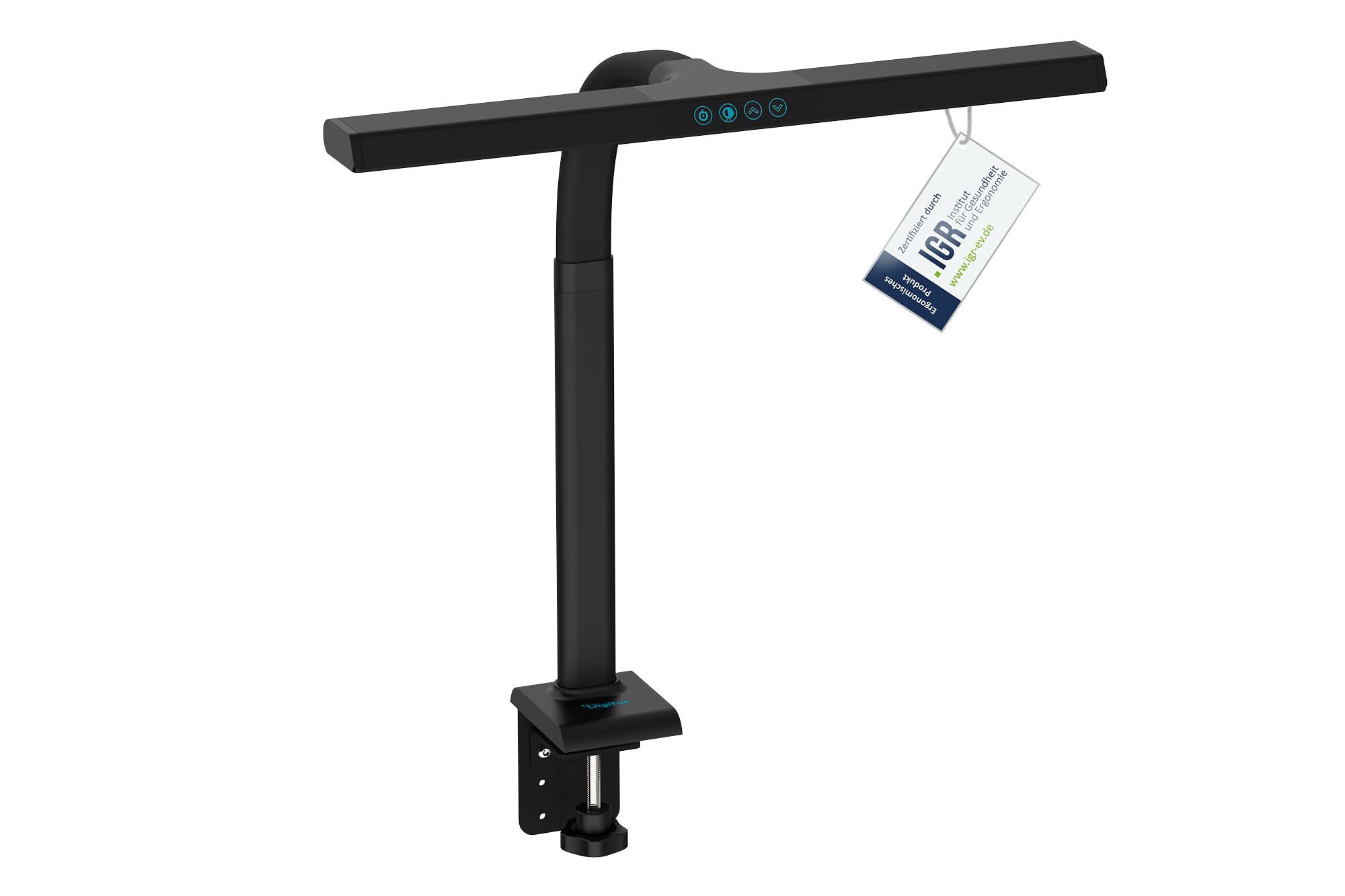 DIGITUS DIGITUS LED Schreibtisch-Leuchte 50cm, 1025lm, 7W, schwarz