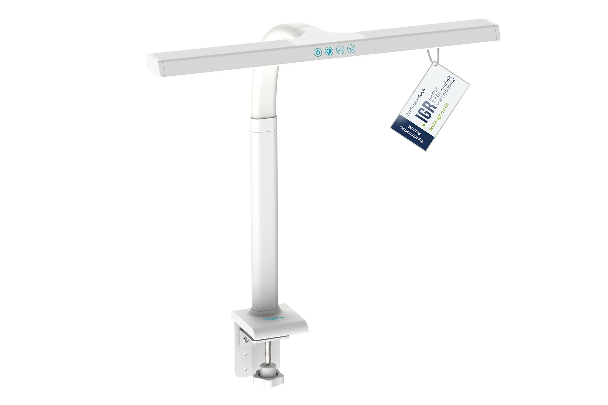 DIGITUS DIGITUS LED Schreibtisch-Leuchte 50cm, 1025lm, 7W, Weiß