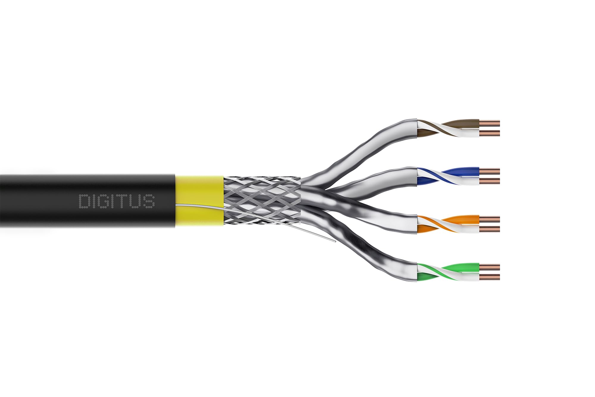 DIGITUS DIGITUS Erdverlegekabel Cat7a S/FTP Trommel 1000m  AWG22/1 (Speditionsversand)