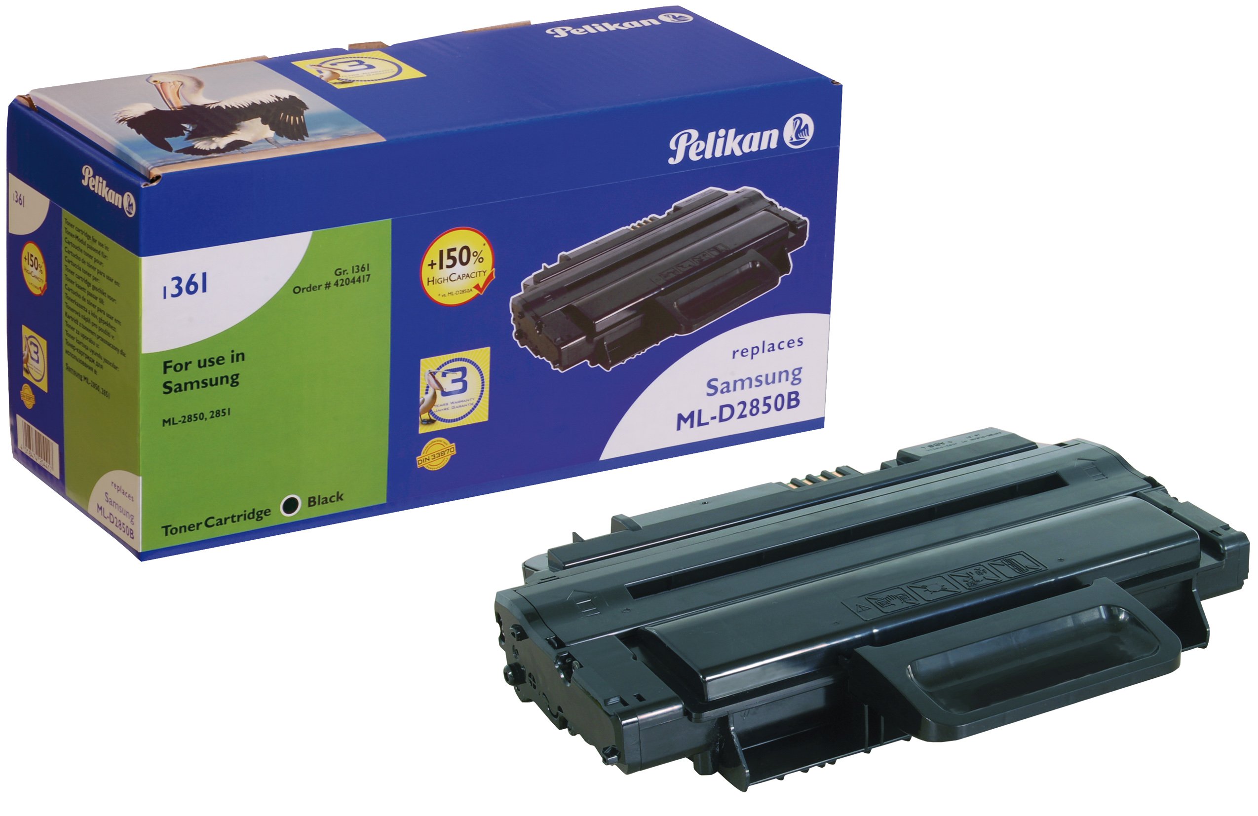 GENERIQUE Toner Pelikan 1361 (ML-D2850B) Compatible Samsung ML-2850 - Noir