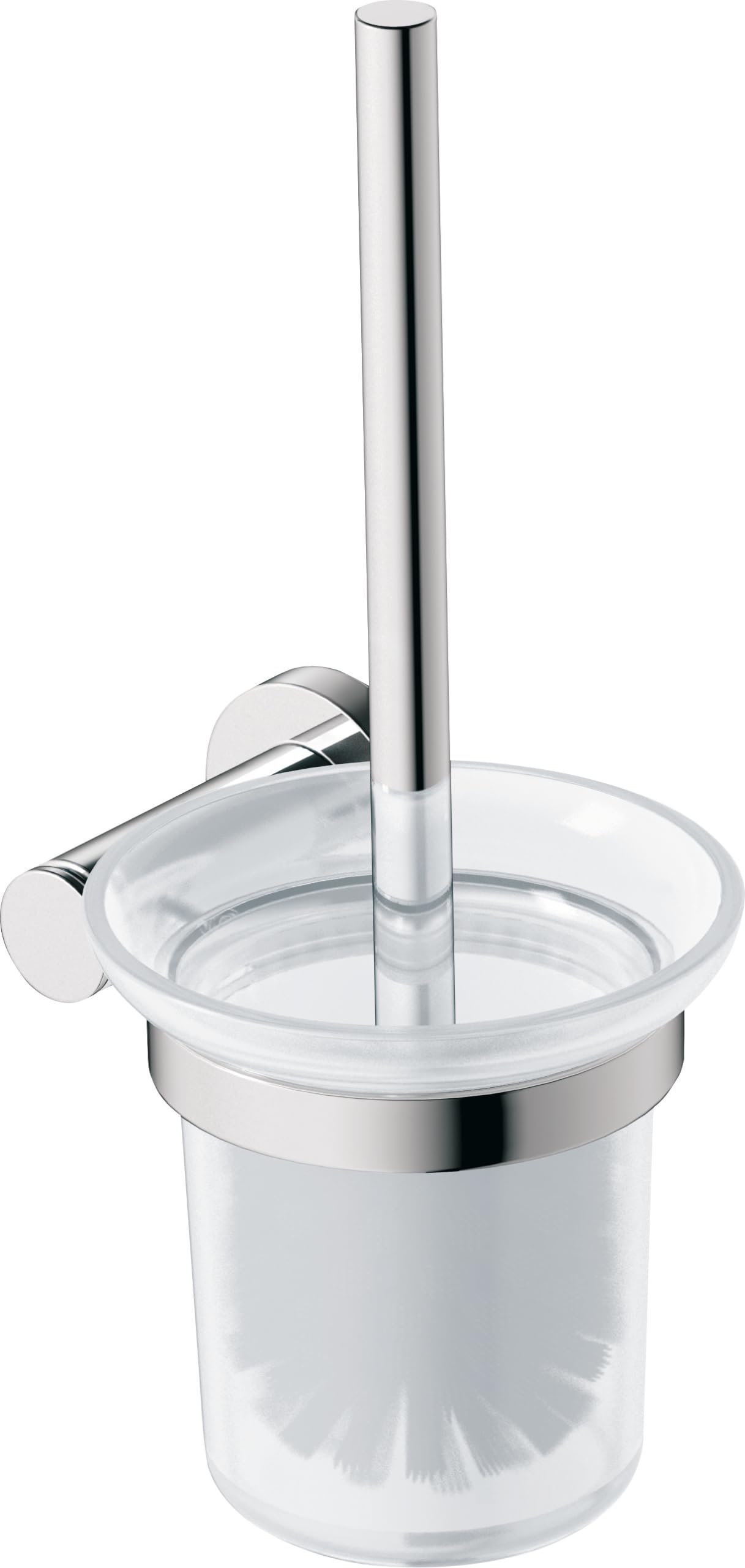 Duravit 0099271000 buersten WC d'de Code wandhängend, Verre Mat chromé