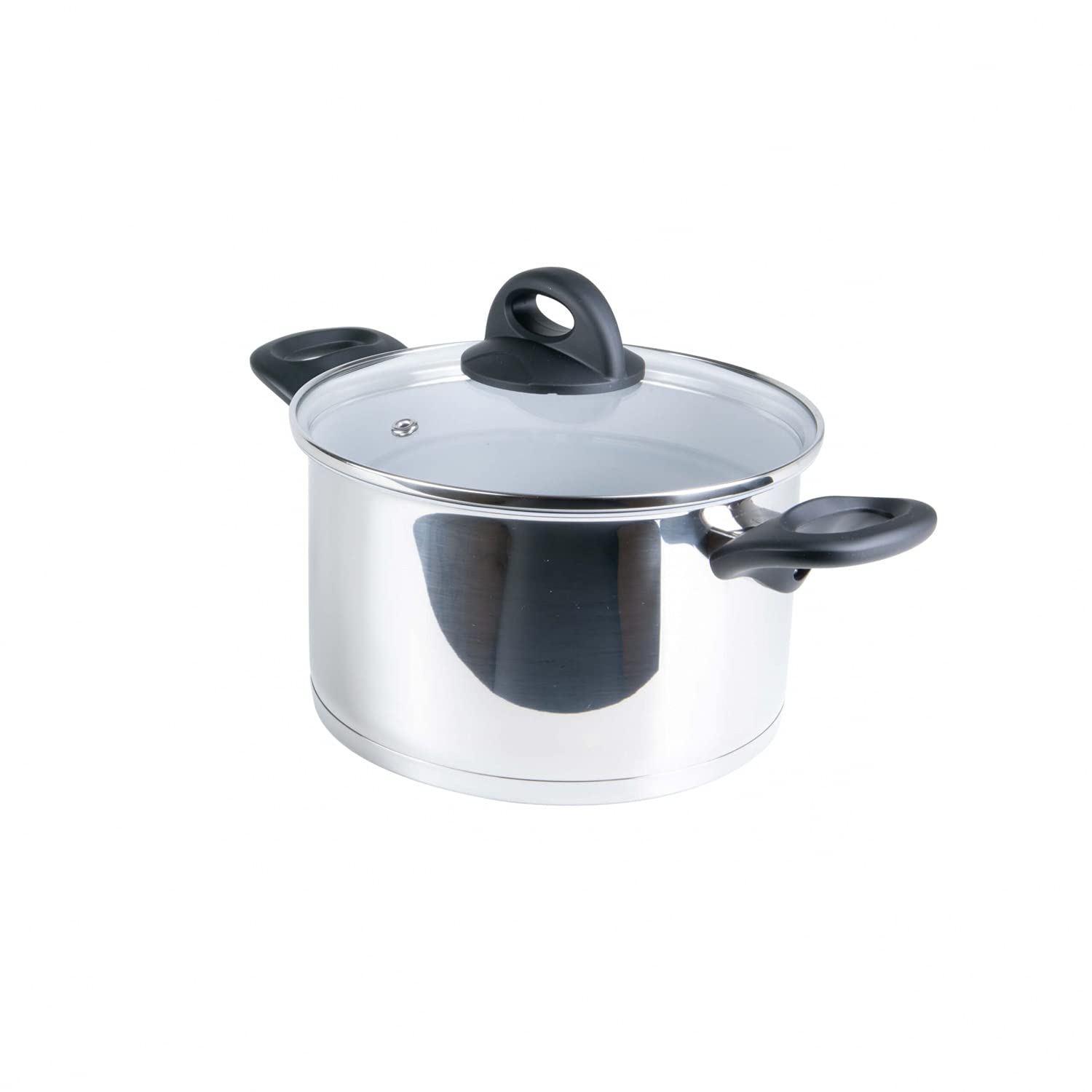 GENIUS Cerafit Steel Kochtopf Set 2-tlg 20cm, Edelstahl