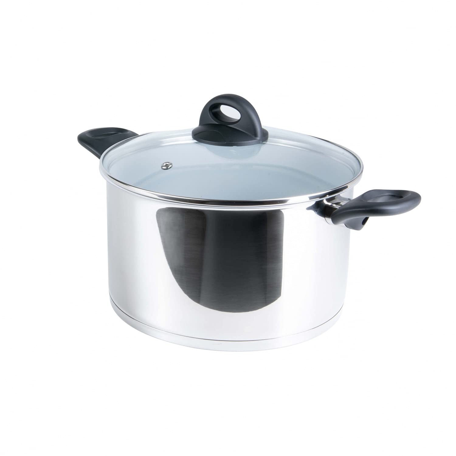 GENIUS Cerafit Steel Kochtopf Set 2-tlg 24cm, Edelstahl