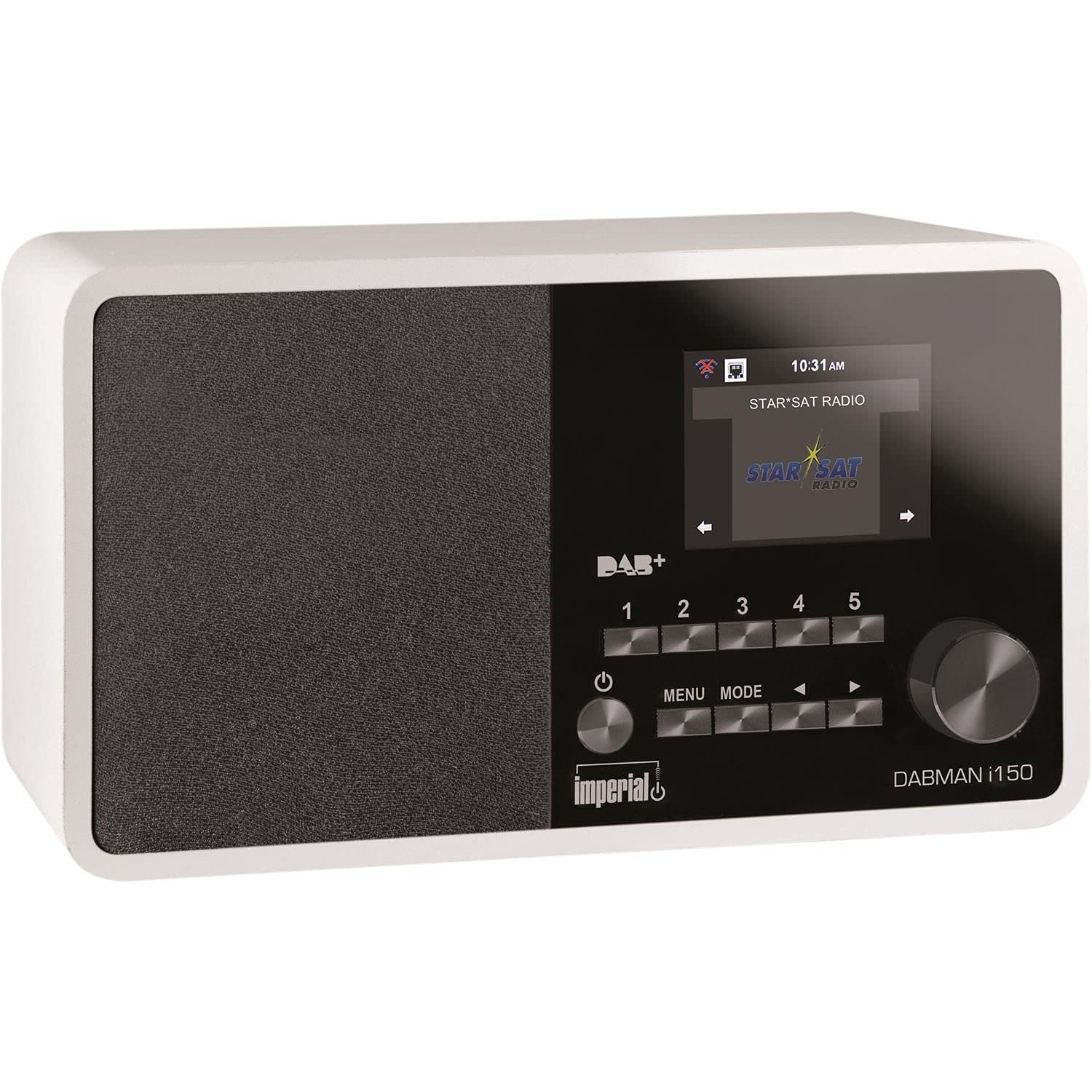 Imperial DABMAN i150 Radio hybride compacte pour Internet / DAB+ / FM Blanc