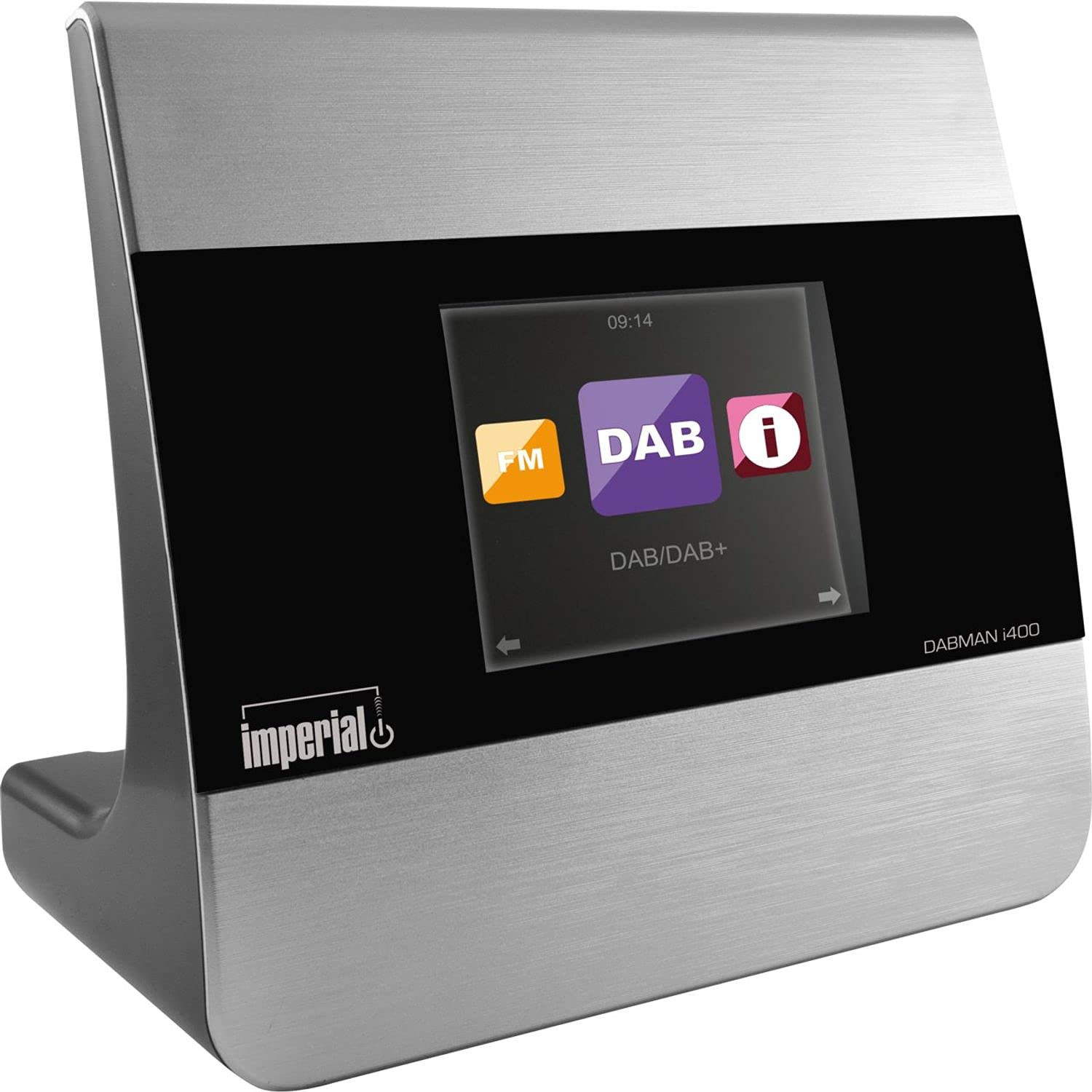 Imperial DABMAN i400 Compact Hybrid Radio DAB+ / FM / Internet / Bluetooth Silver