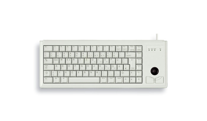 Cherry Compact corded Trackball Keyboard PS/2 grey (DE)