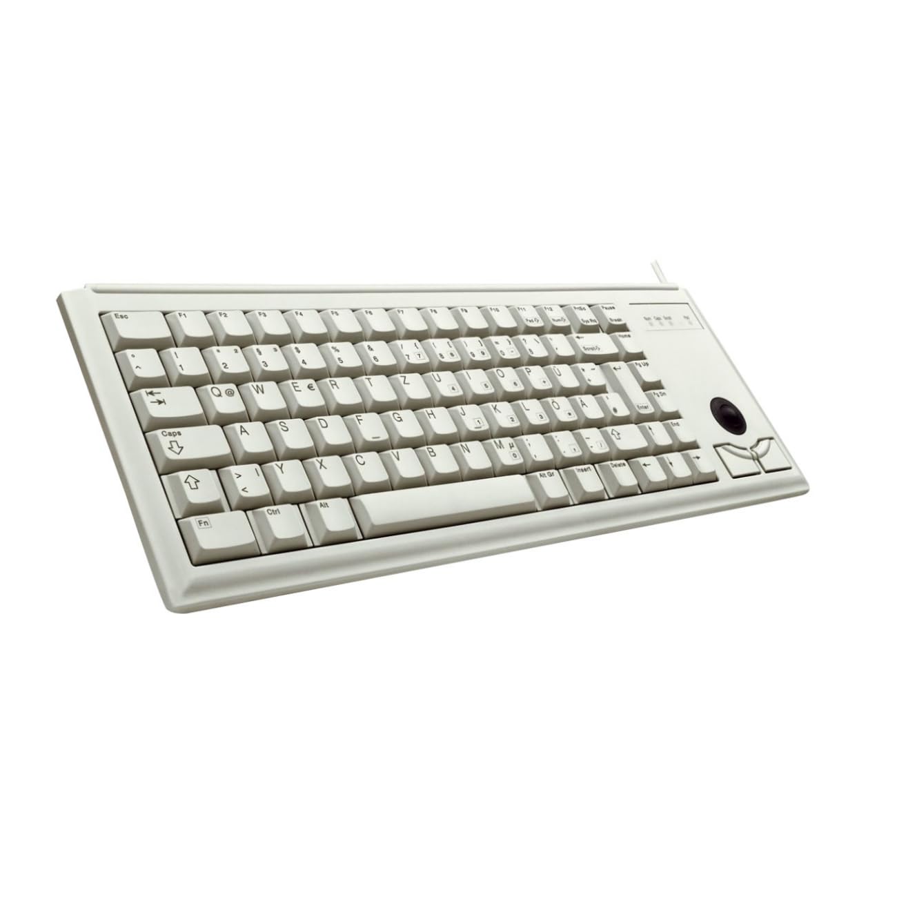Cherry Compact Trackball Keyboard PS/2 grey (US)