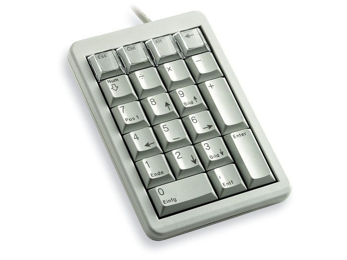Cherry G84-4700 Mechanical keypad low profile 21 keys USB grey Layout (US)
