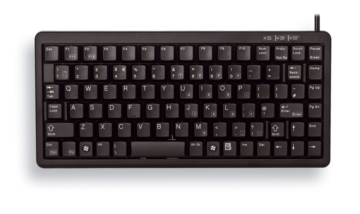 Cherry CHERRY Compact Keyboard USB PS/2 black (GB)