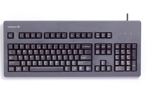 Cherry Standard corded Keyboard Klick USB black (DE)