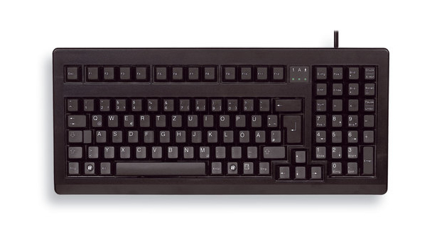Cherry Compact 19p corded Keyboard black USB (DE)