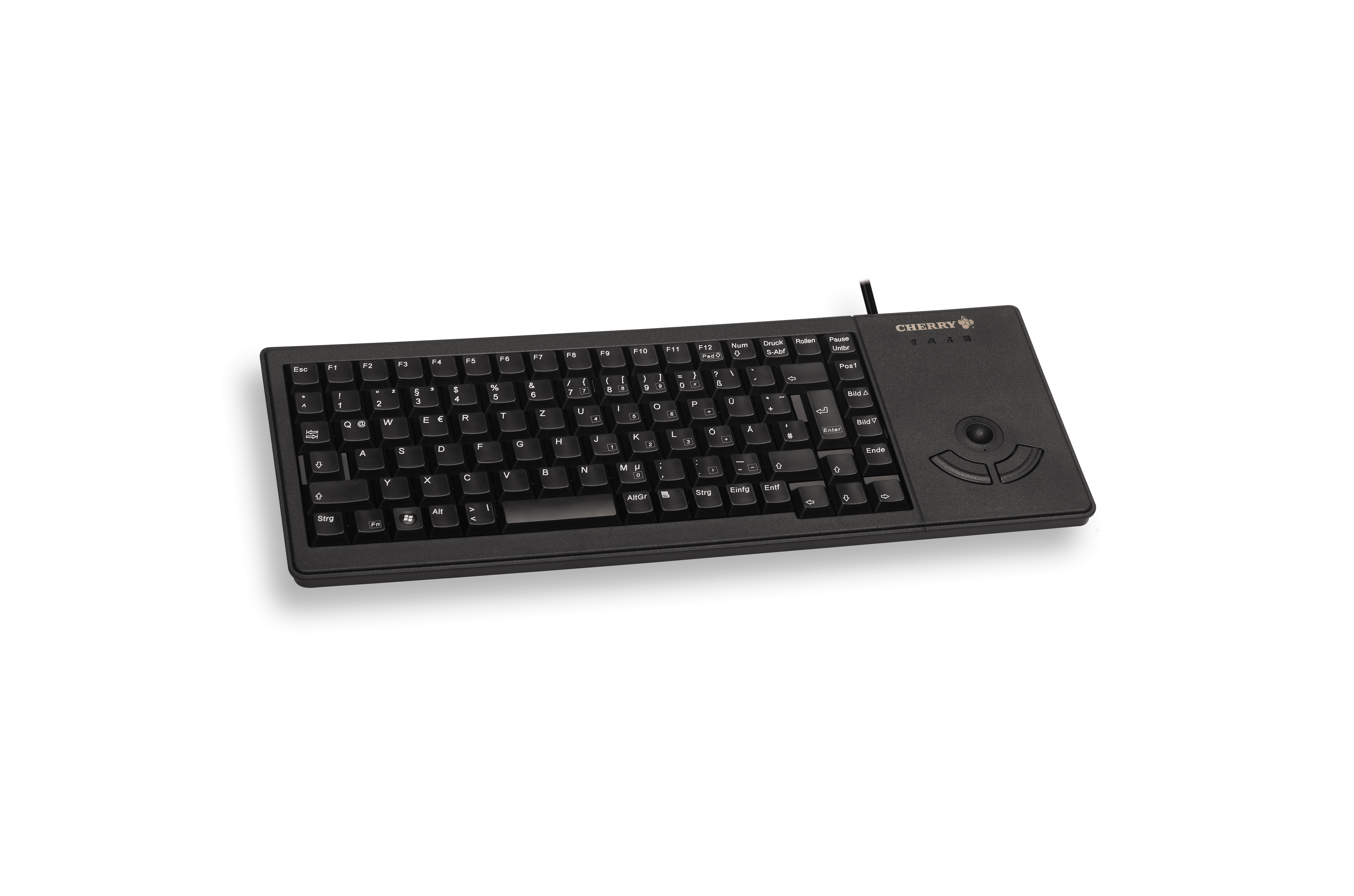 Cherry XS Trackball Keyboard corded USB black (DE)